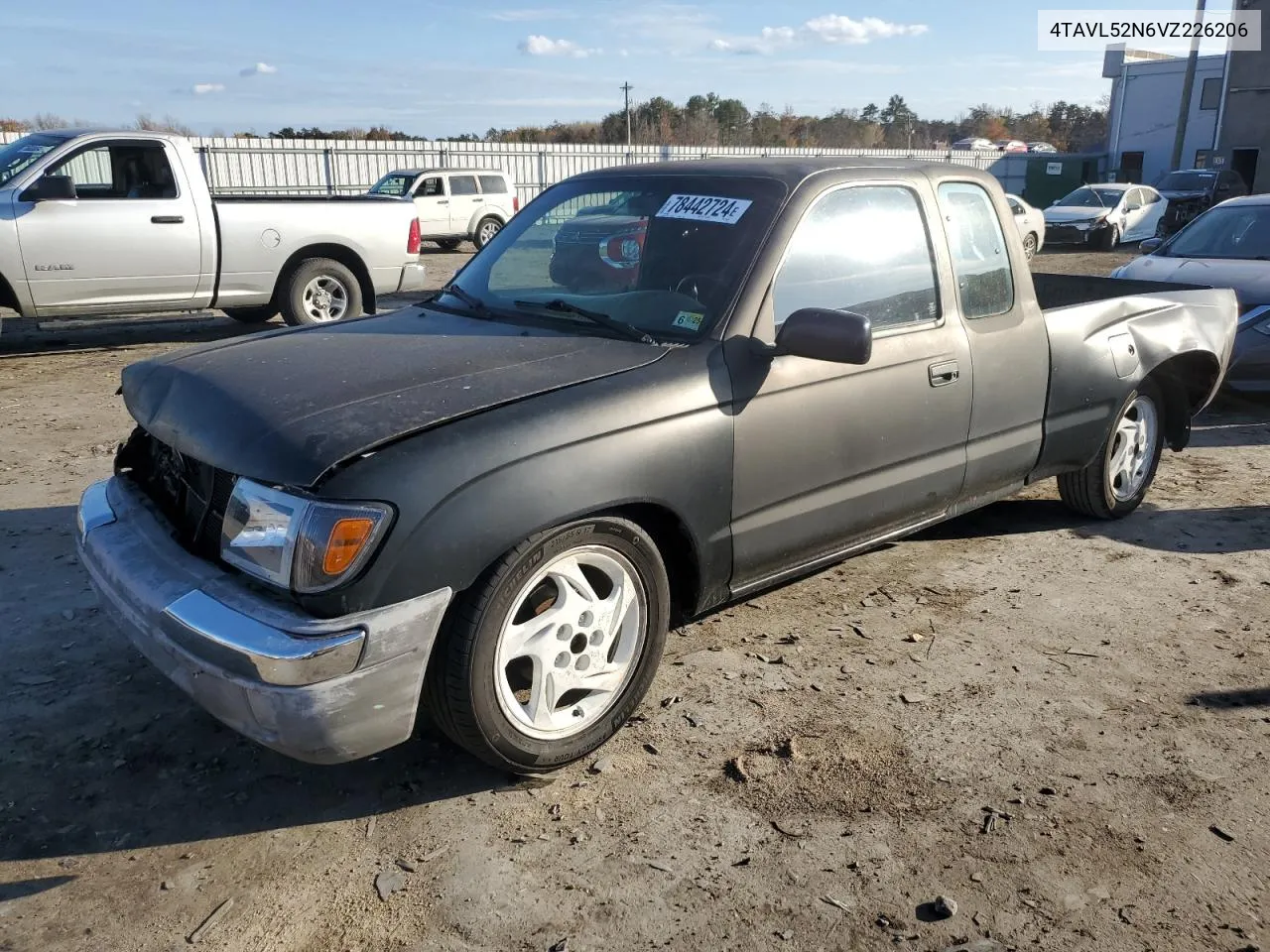 1997 Toyota Tacoma Xtracab VIN: 4TAVL52N6VZ226206 Lot: 78442724