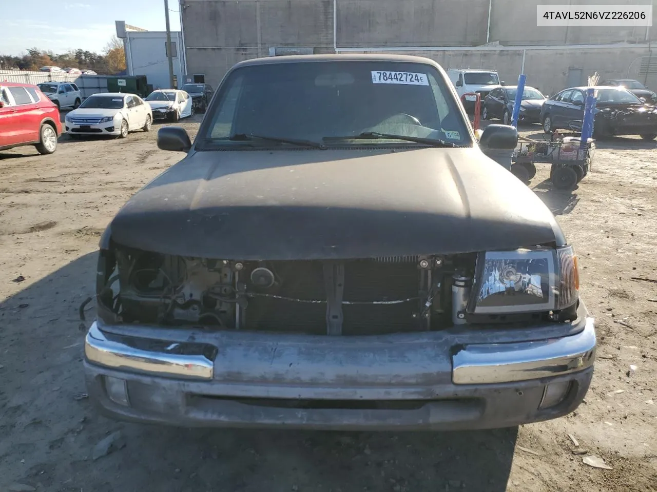 1997 Toyota Tacoma Xtracab VIN: 4TAVL52N6VZ226206 Lot: 78442724