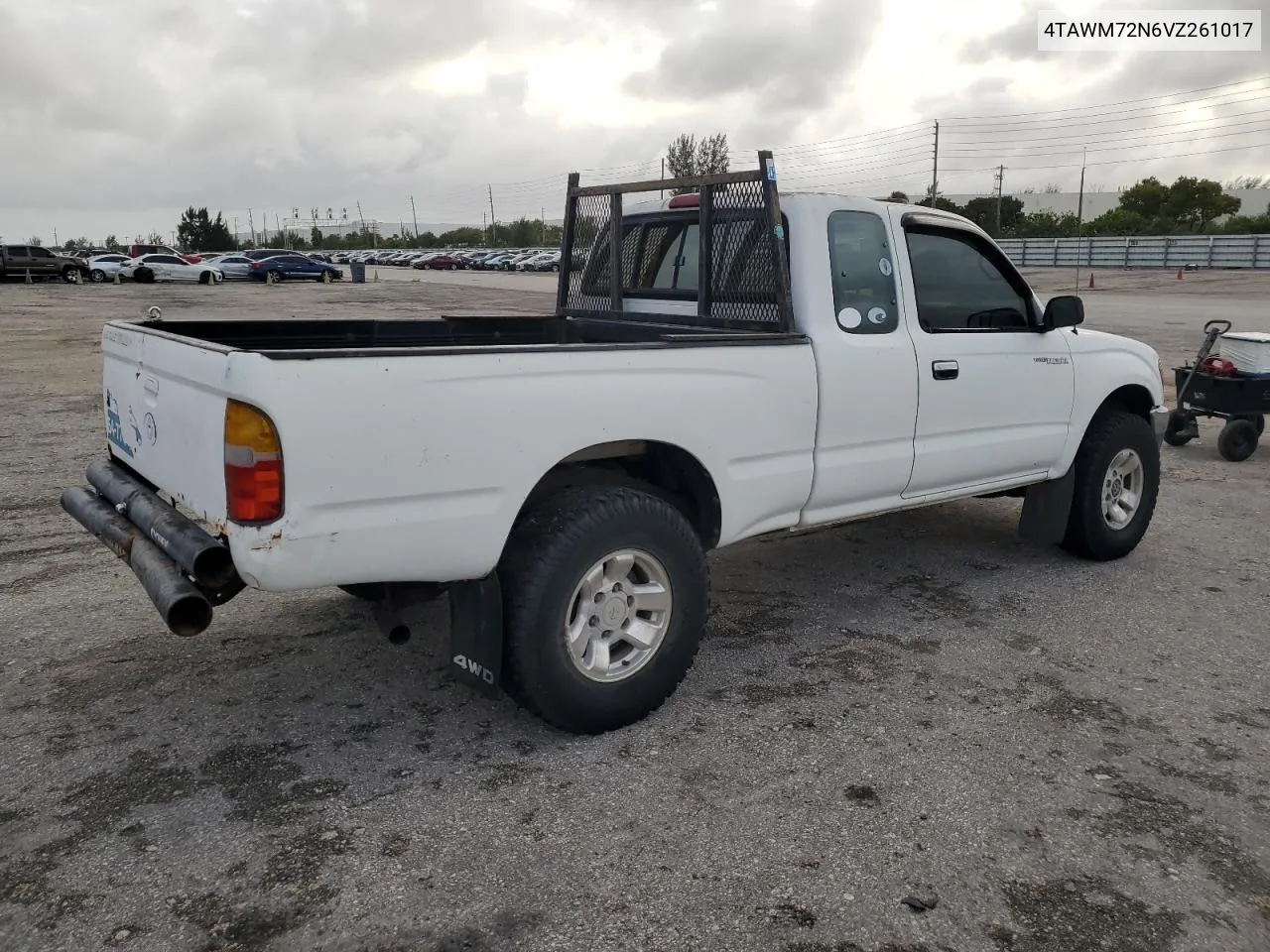 1997 Toyota Tacoma Xtracab VIN: 4TAWM72N6VZ261017 Lot: 79572014