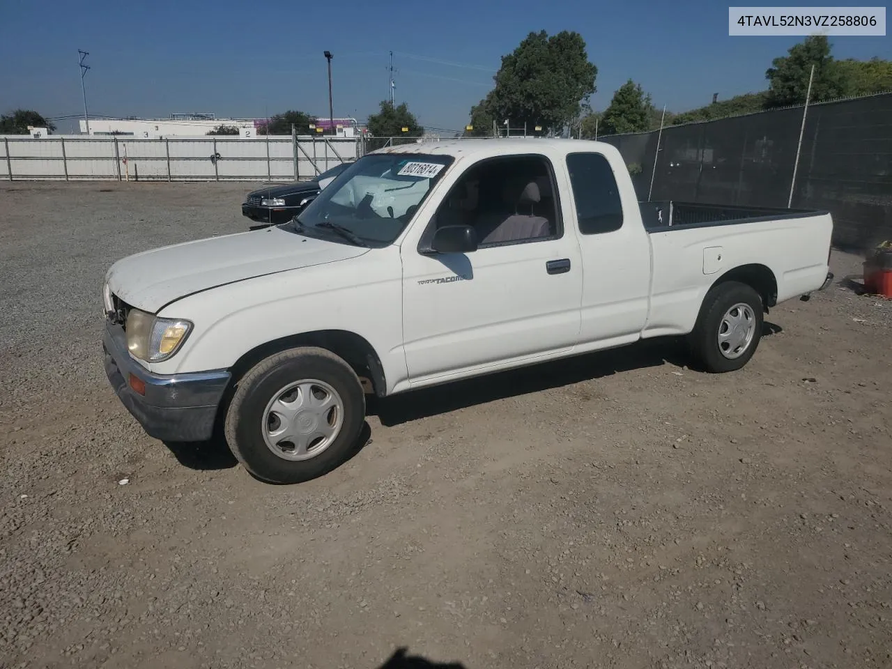 1997 Toyota Tacoma Xtracab VIN: 4TAVL52N3VZ258806 Lot: 80316814