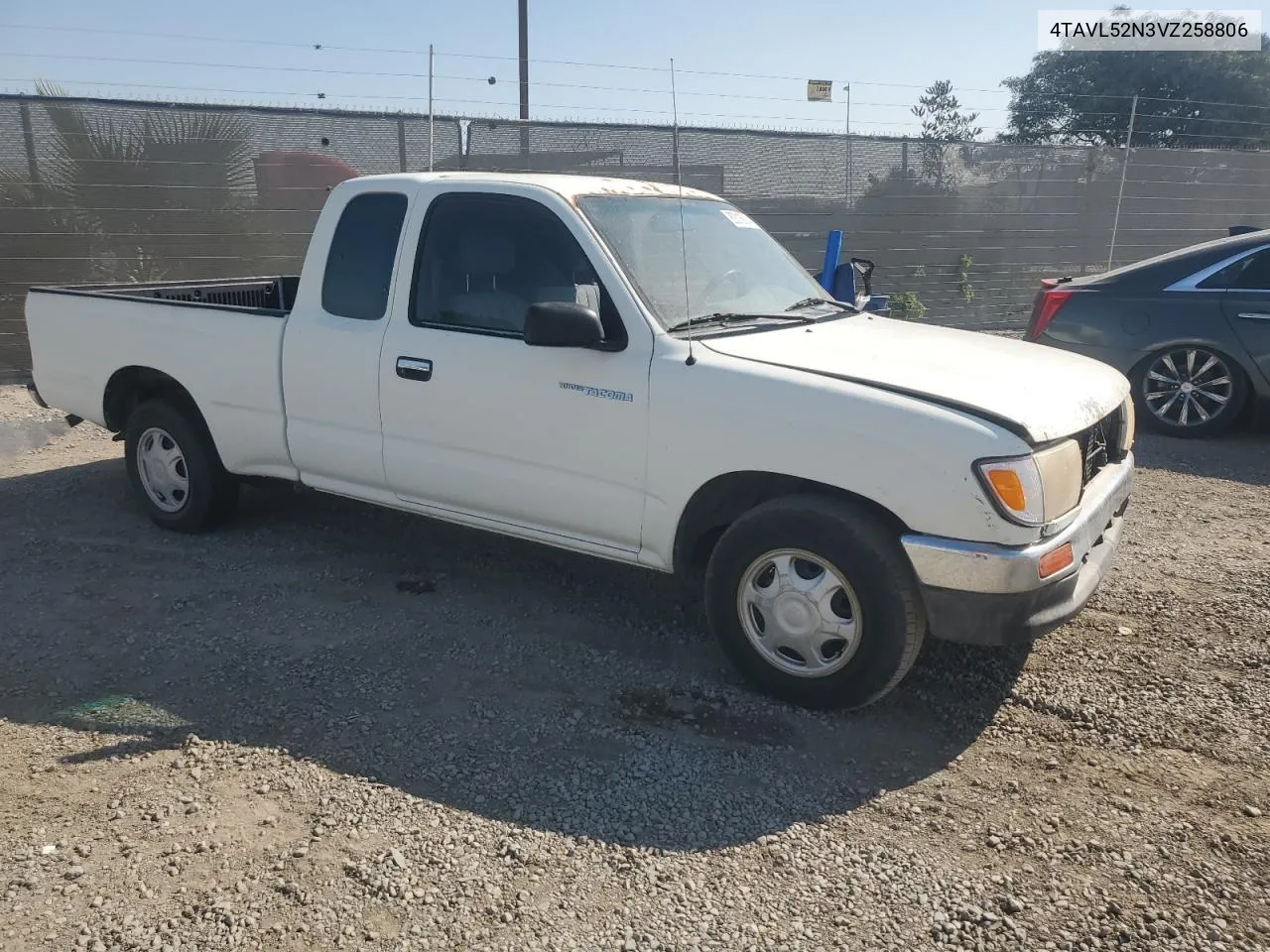 1997 Toyota Tacoma Xtracab VIN: 4TAVL52N3VZ258806 Lot: 80316814