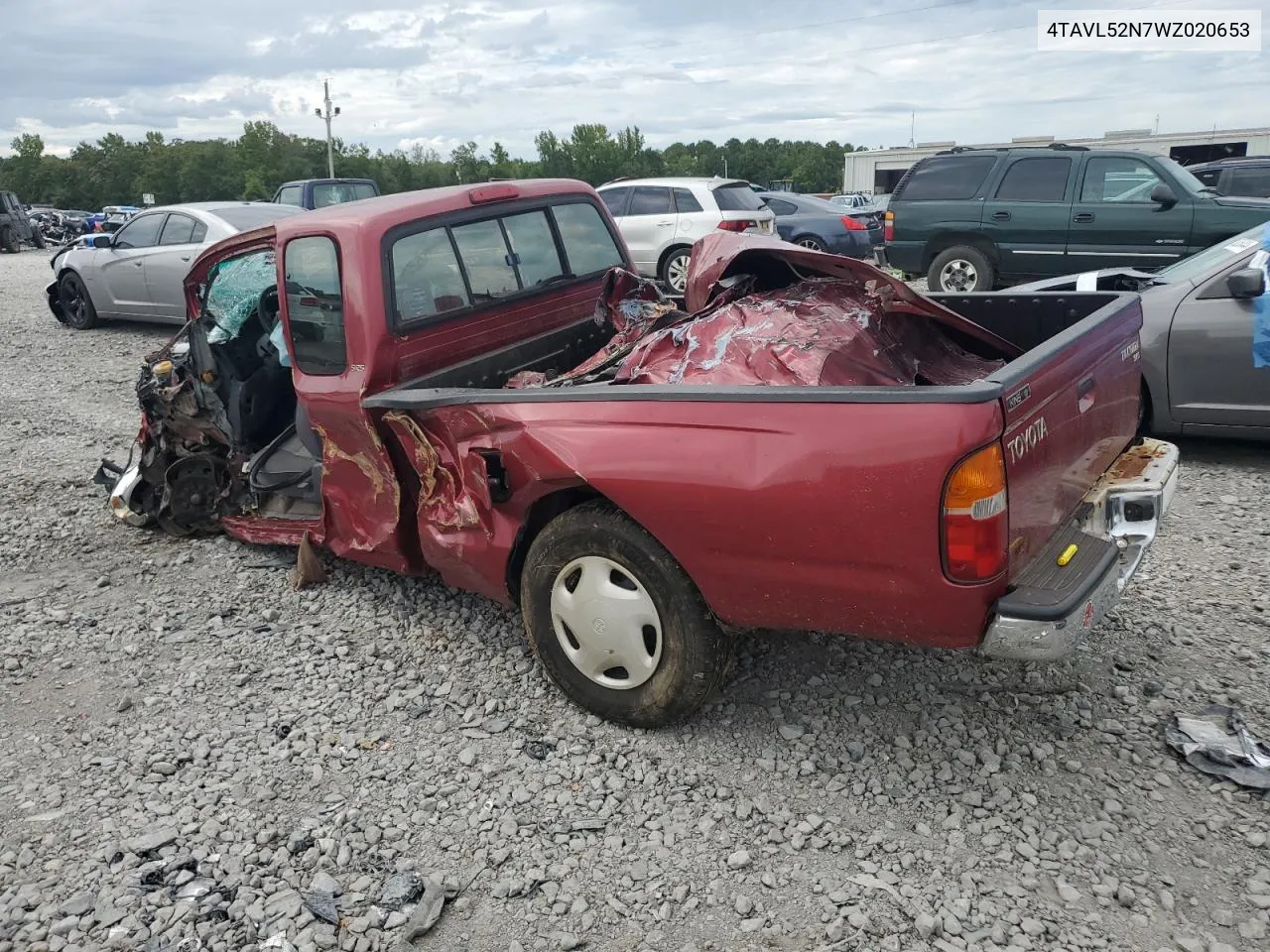 4TAVL52N7WZ020653 1998 Toyota Tacoma Xtracab