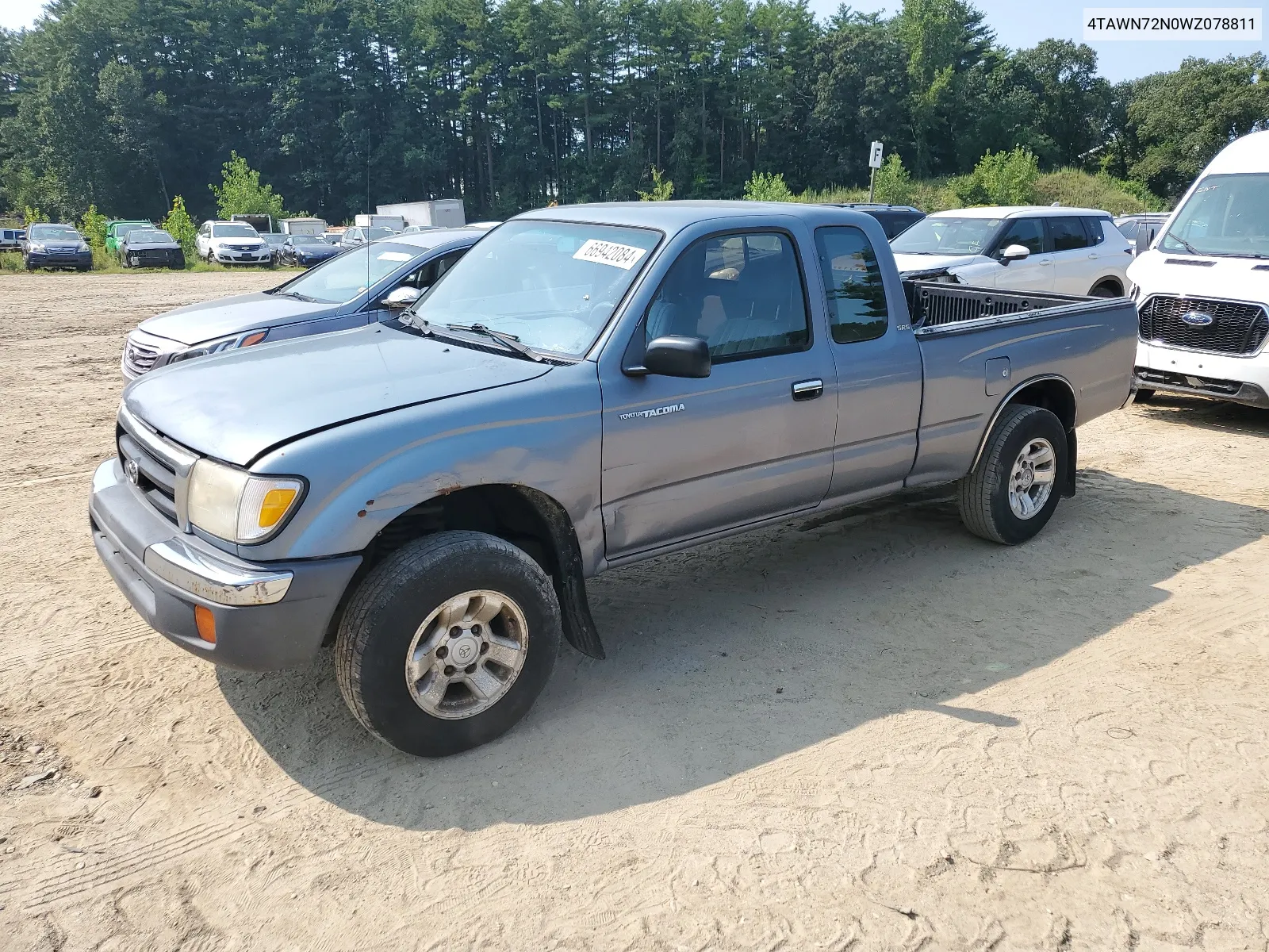 1998 Toyota Tacoma Xtracab VIN: 4TAWN72N0WZ078811 Lot: 66942084