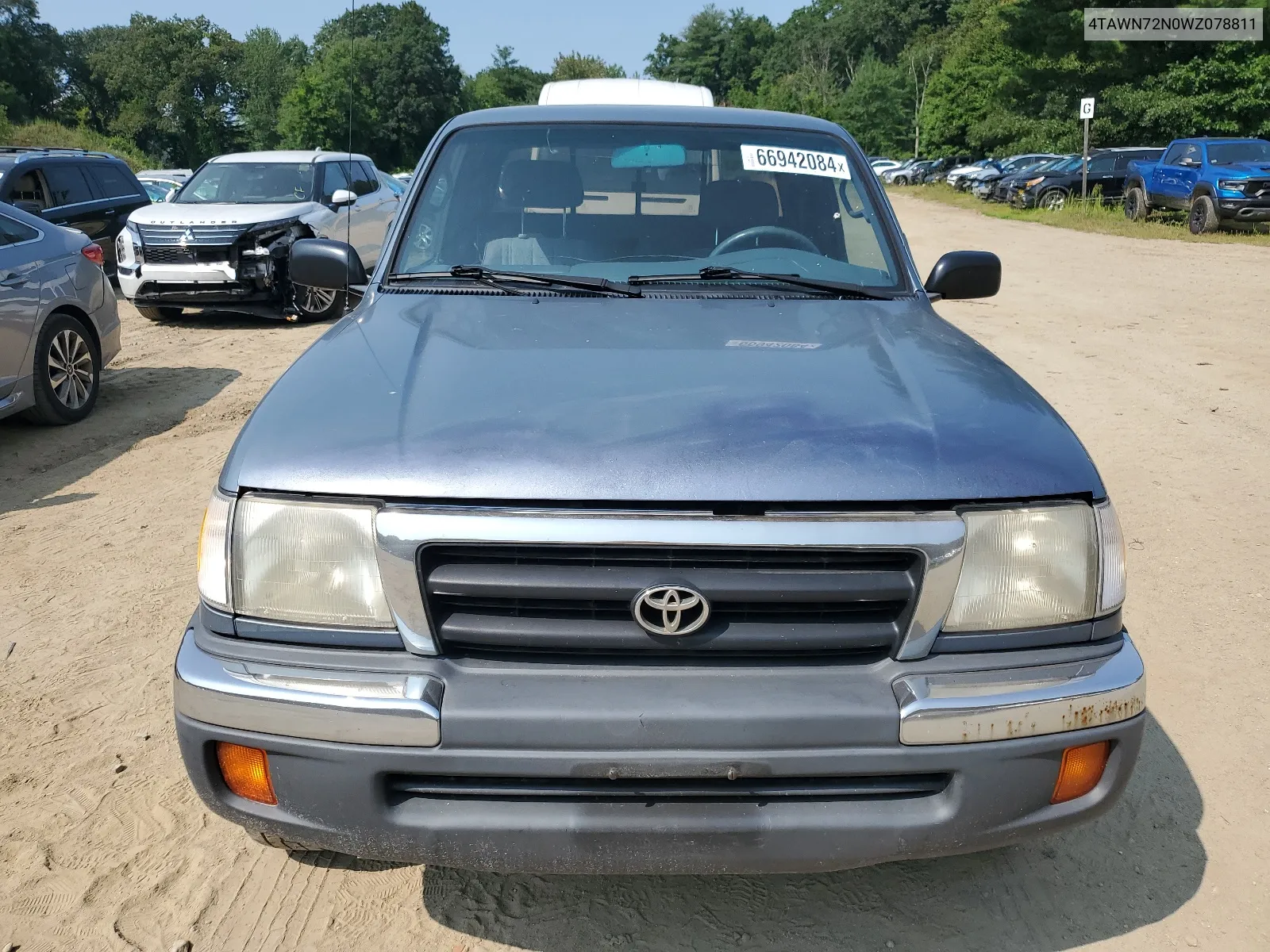 1998 Toyota Tacoma Xtracab VIN: 4TAWN72N0WZ078811 Lot: 66942084