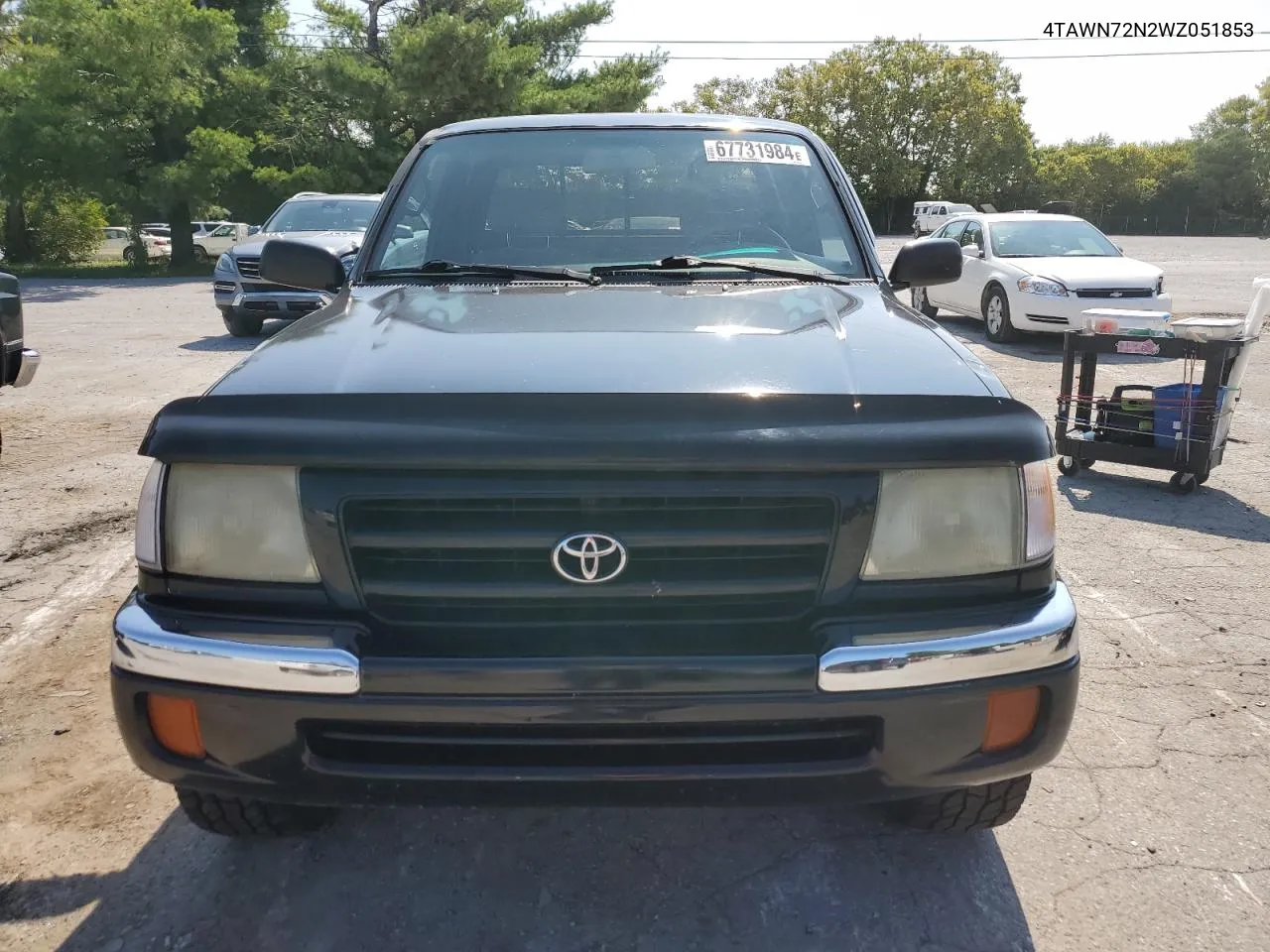 1998 Toyota Tacoma Xtracab VIN: 4TAWN72N2WZ051853 Lot: 67731984