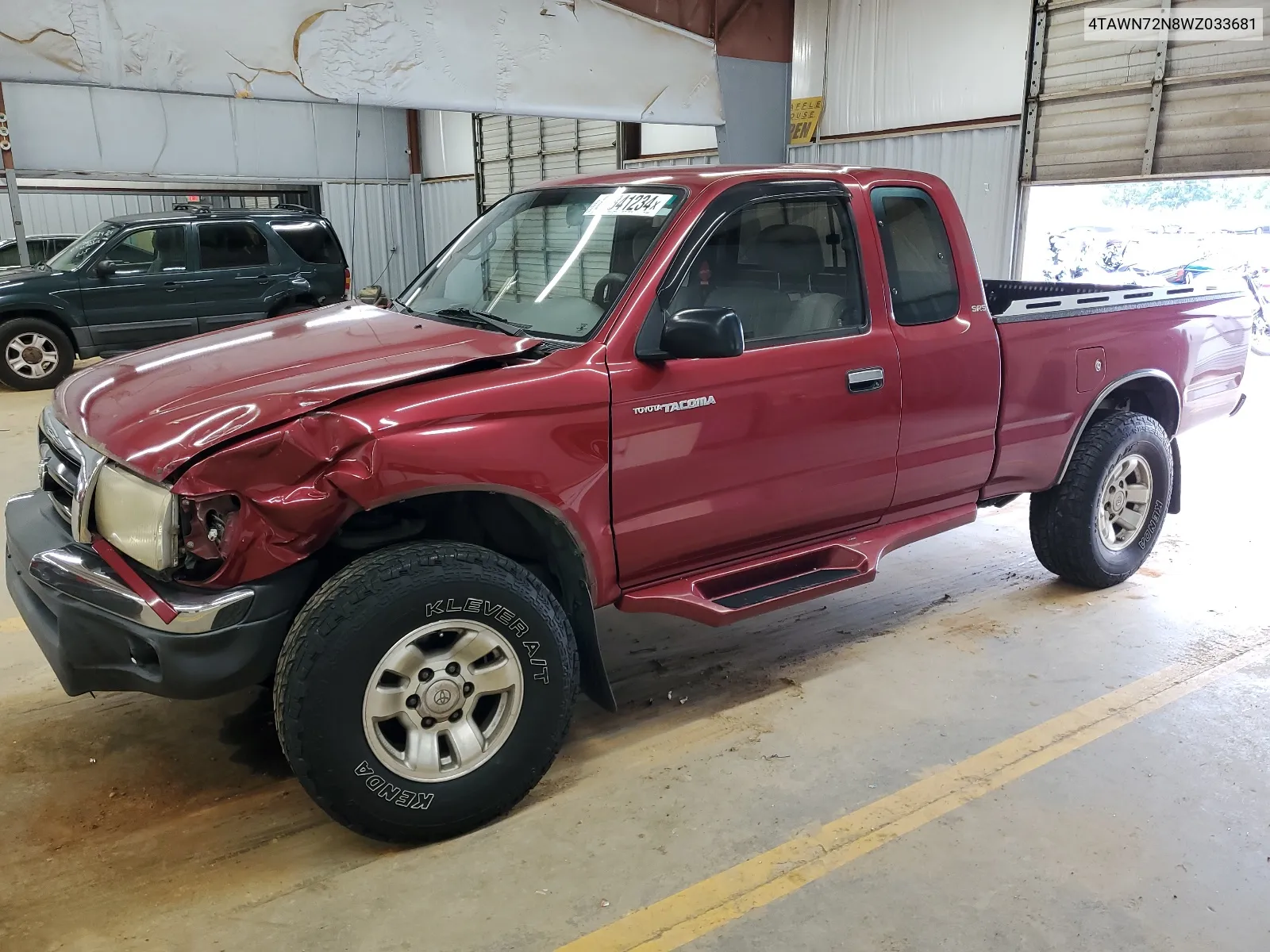 1998 Toyota Tacoma Xtracab VIN: 4TAWN72N8WZ033681 Lot: 68341234