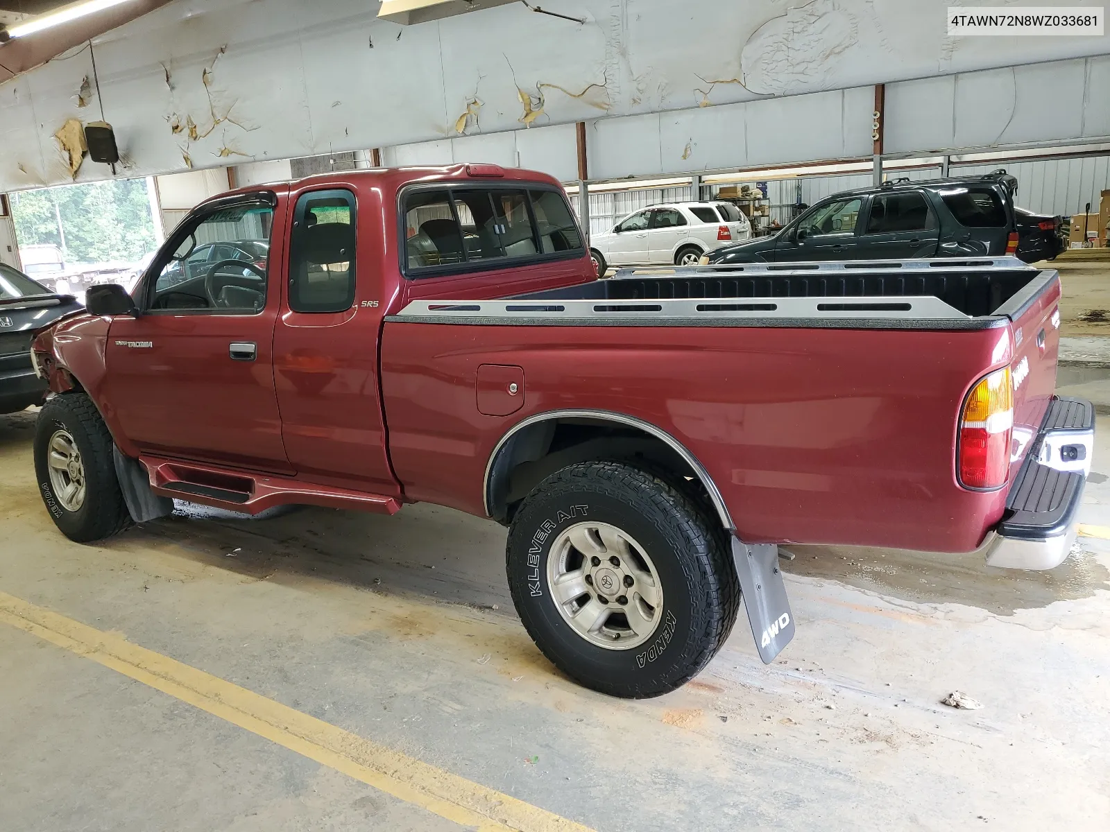 1998 Toyota Tacoma Xtracab VIN: 4TAWN72N8WZ033681 Lot: 68341234