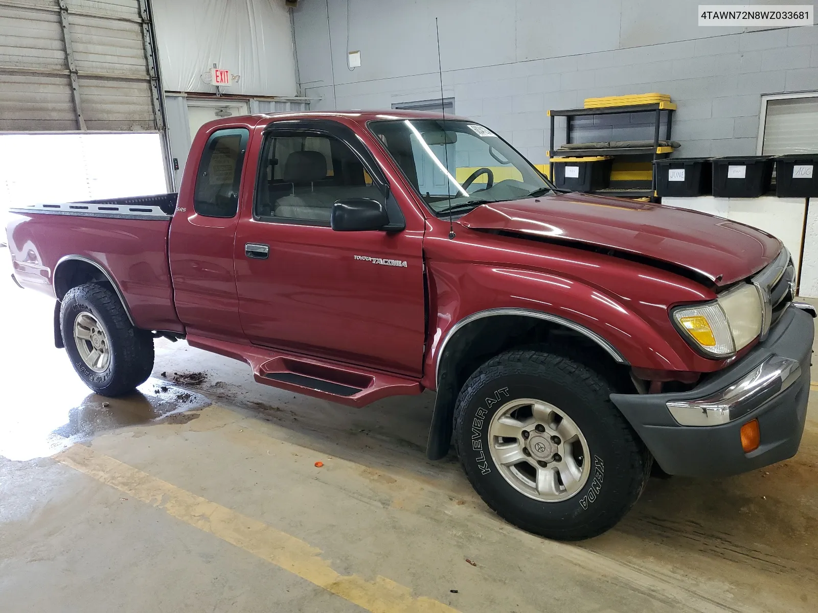 1998 Toyota Tacoma Xtracab VIN: 4TAWN72N8WZ033681 Lot: 68341234