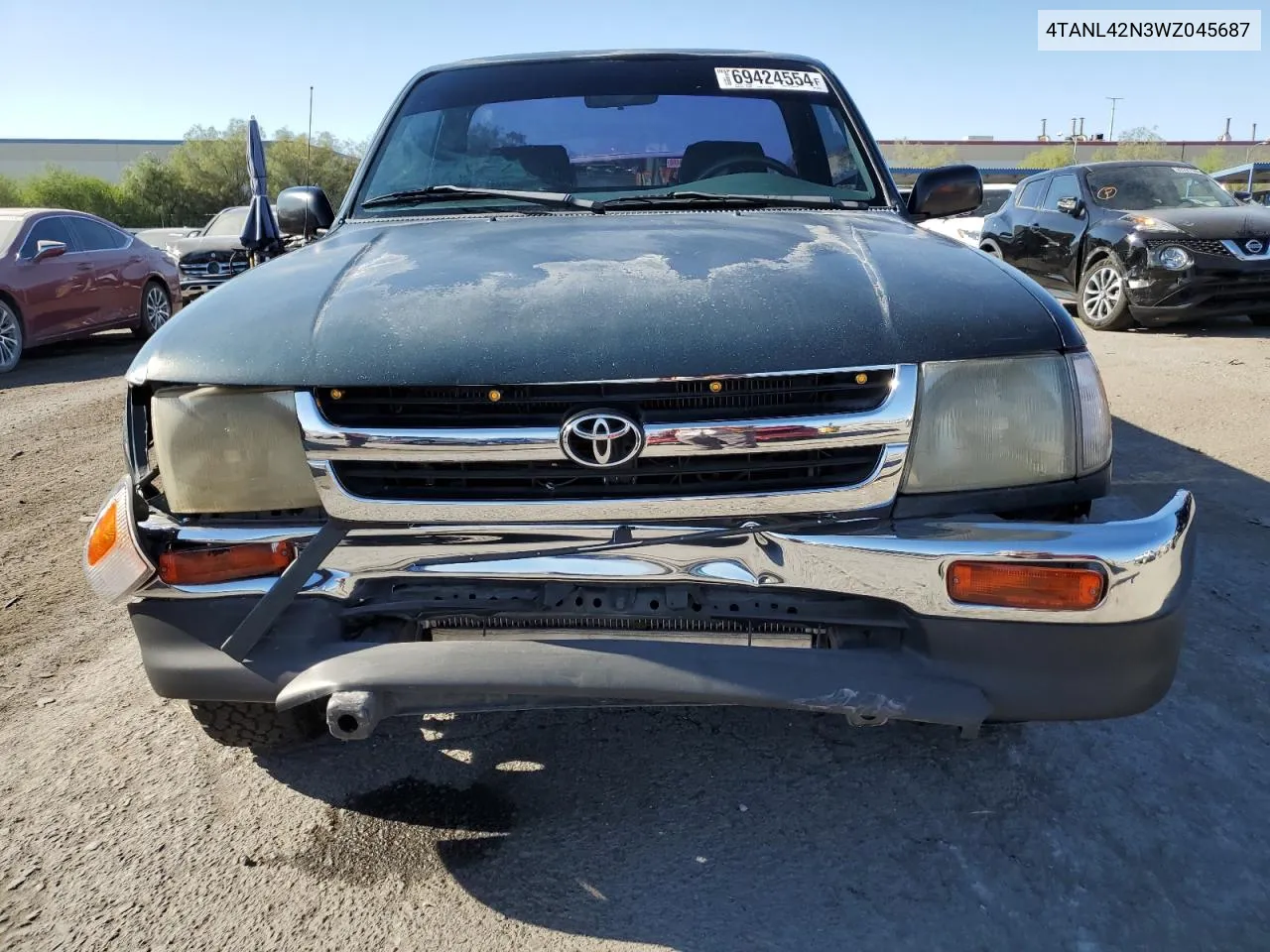 1998 Toyota Tacoma VIN: 4TANL42N3WZ045687 Lot: 69424554