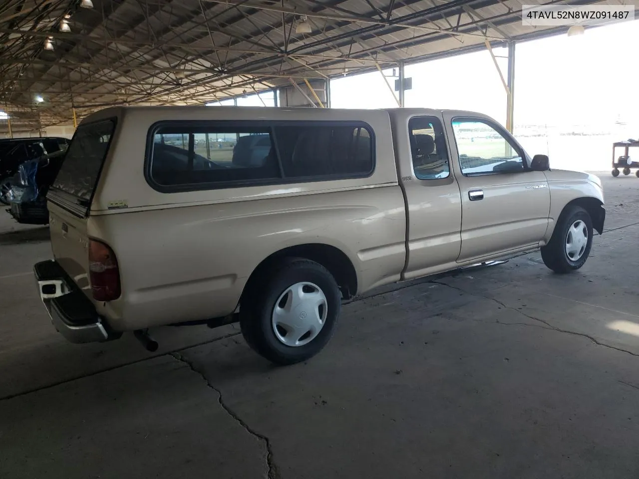 4TAVL52N8WZ091487 1998 Toyota Tacoma Xtracab