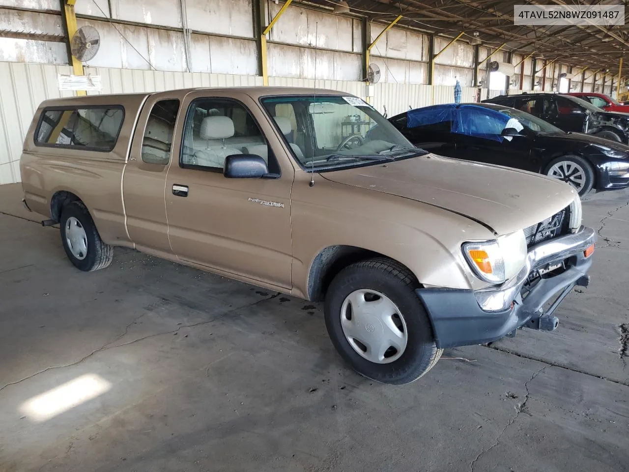 1998 Toyota Tacoma Xtracab VIN: 4TAVL52N8WZ091487 Lot: 69713174