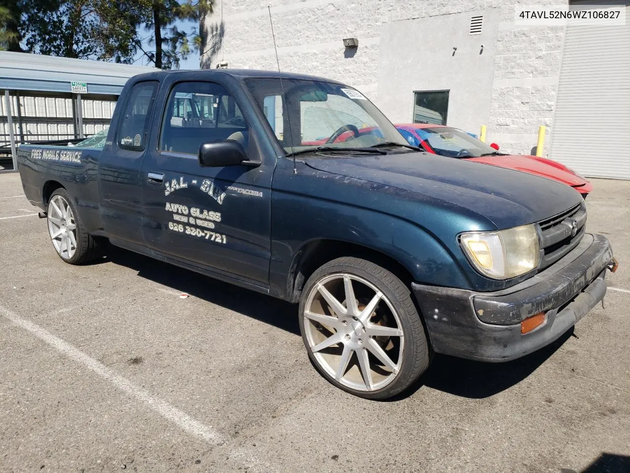 1998 Toyota Tacoma Xtracab VIN: 4TAVL52N6WZ106827 Lot: 69870904