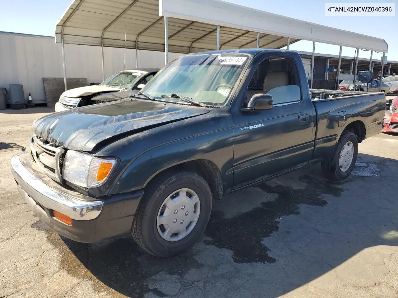 1998 Toyota Tacoma VIN: 4TANL42N0WZ040396 Lot: 69935744