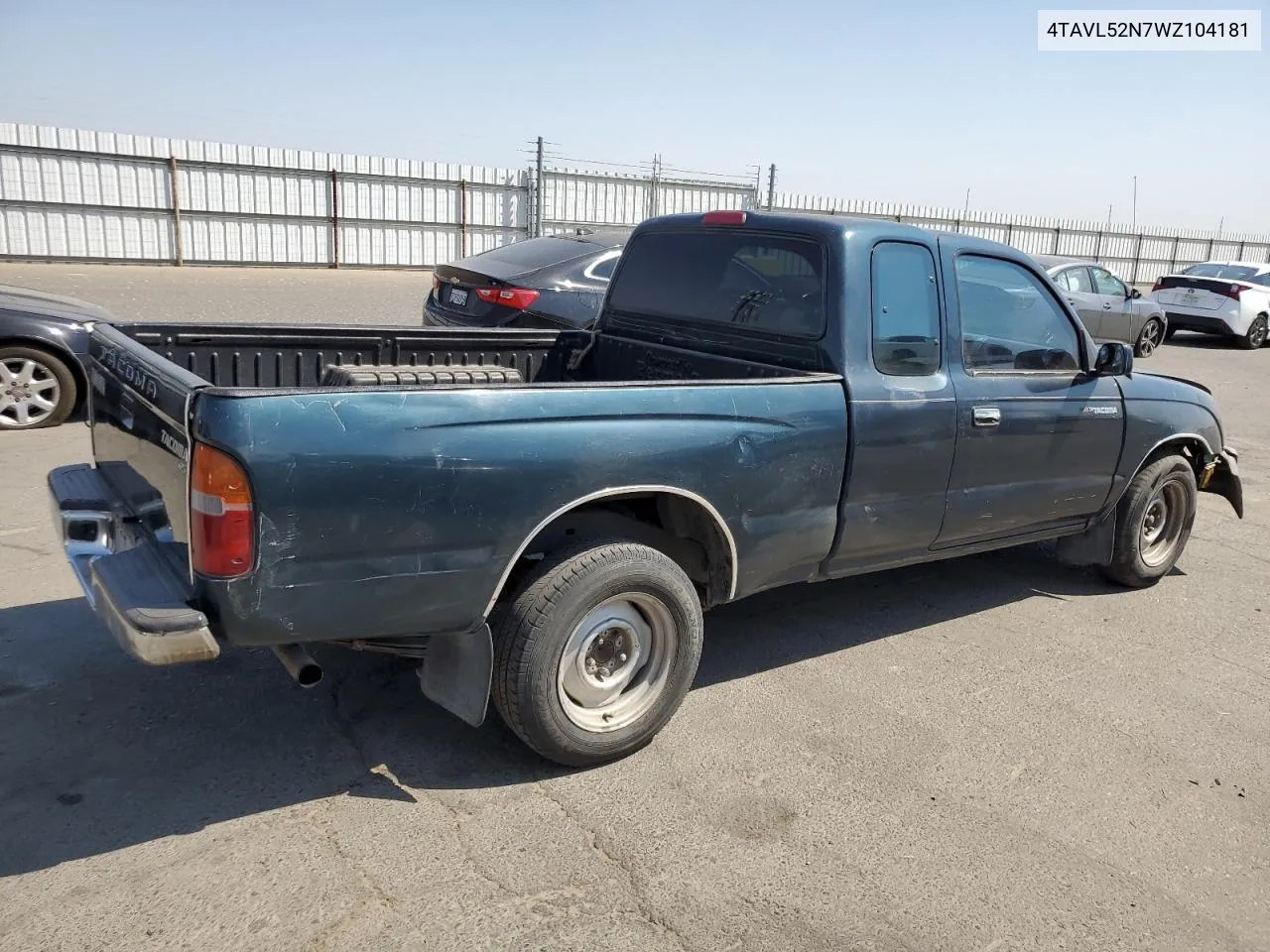 1998 Toyota Tacoma Xtracab VIN: 4TAVL52N7WZ104181 Lot: 70263004