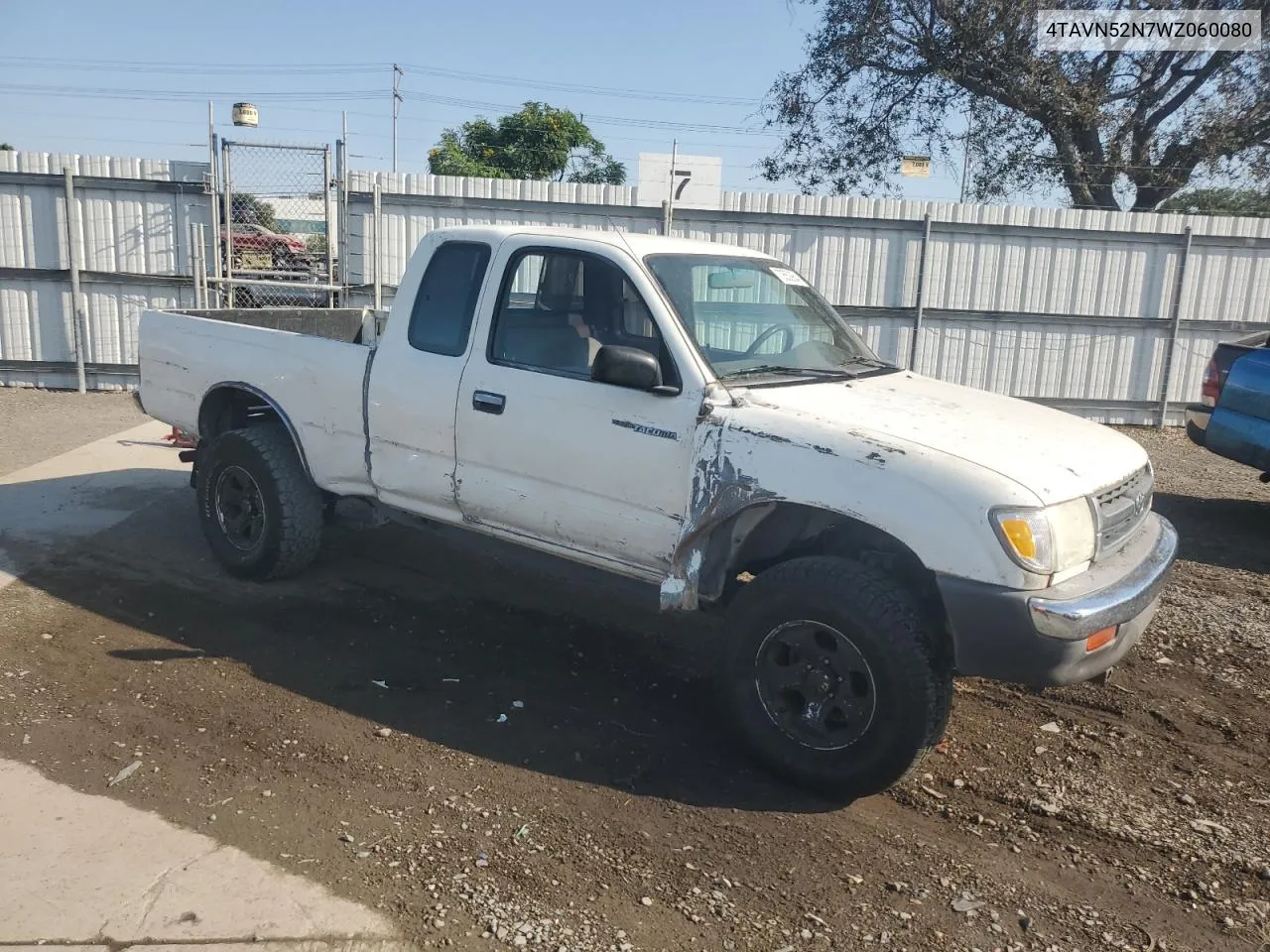 1998 Toyota Tacoma Xtracab VIN: 4TAVN52N7WZ060080 Lot: 70552954