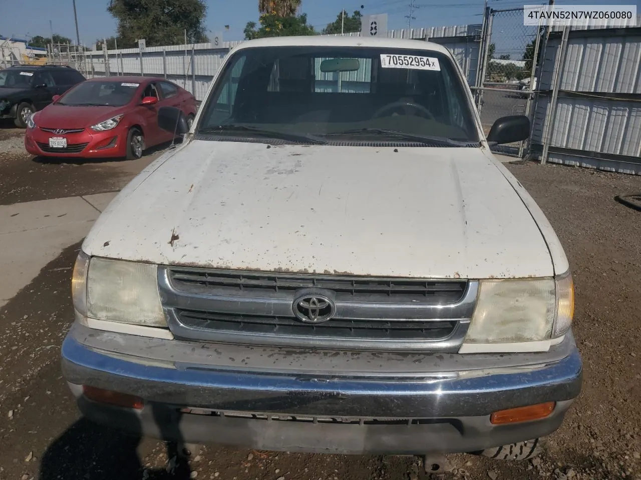 1998 Toyota Tacoma Xtracab VIN: 4TAVN52N7WZ060080 Lot: 70552954