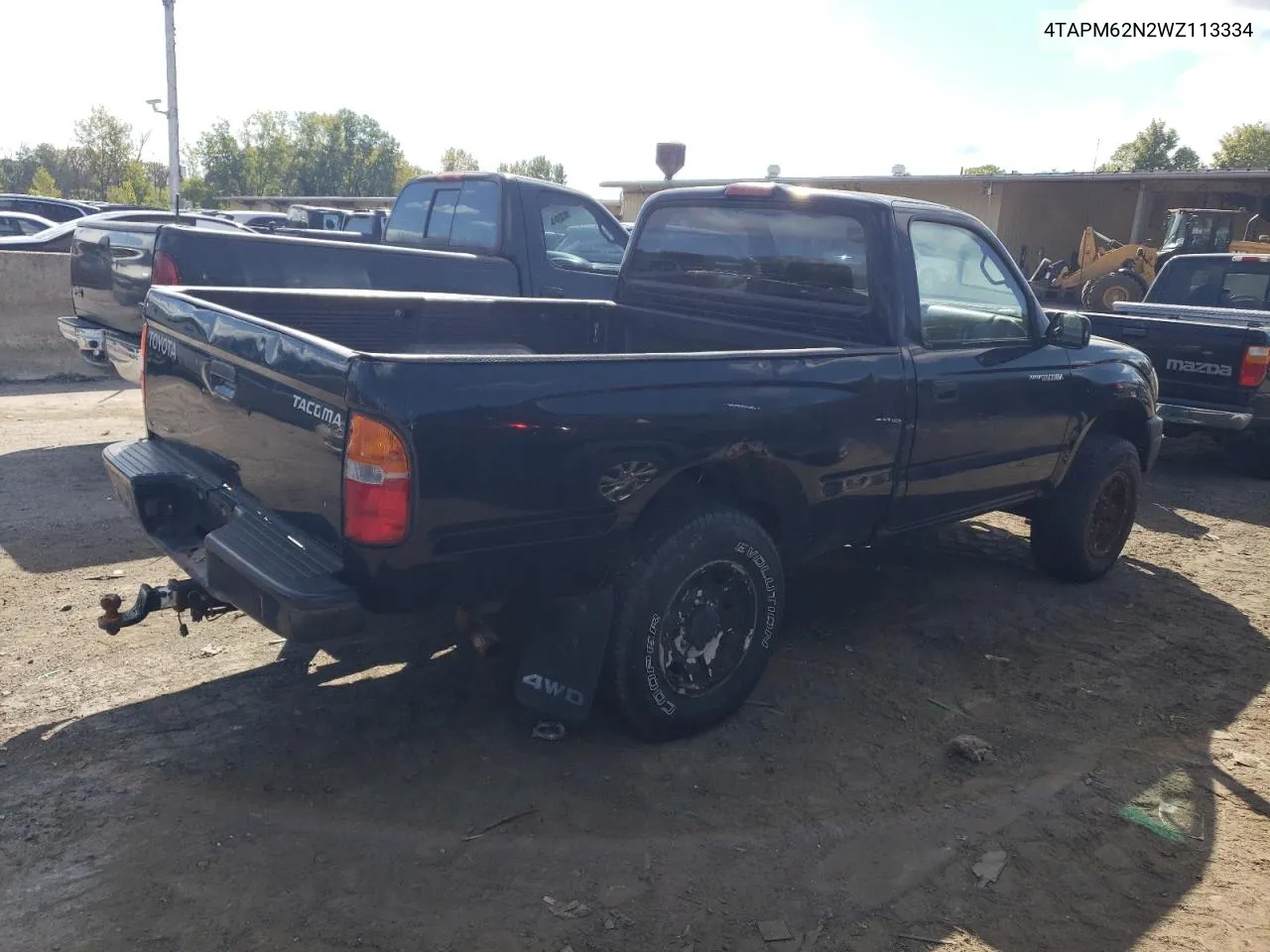 1998 Toyota Tacoma VIN: 4TAPM62N2WZ113334 Lot: 70707754