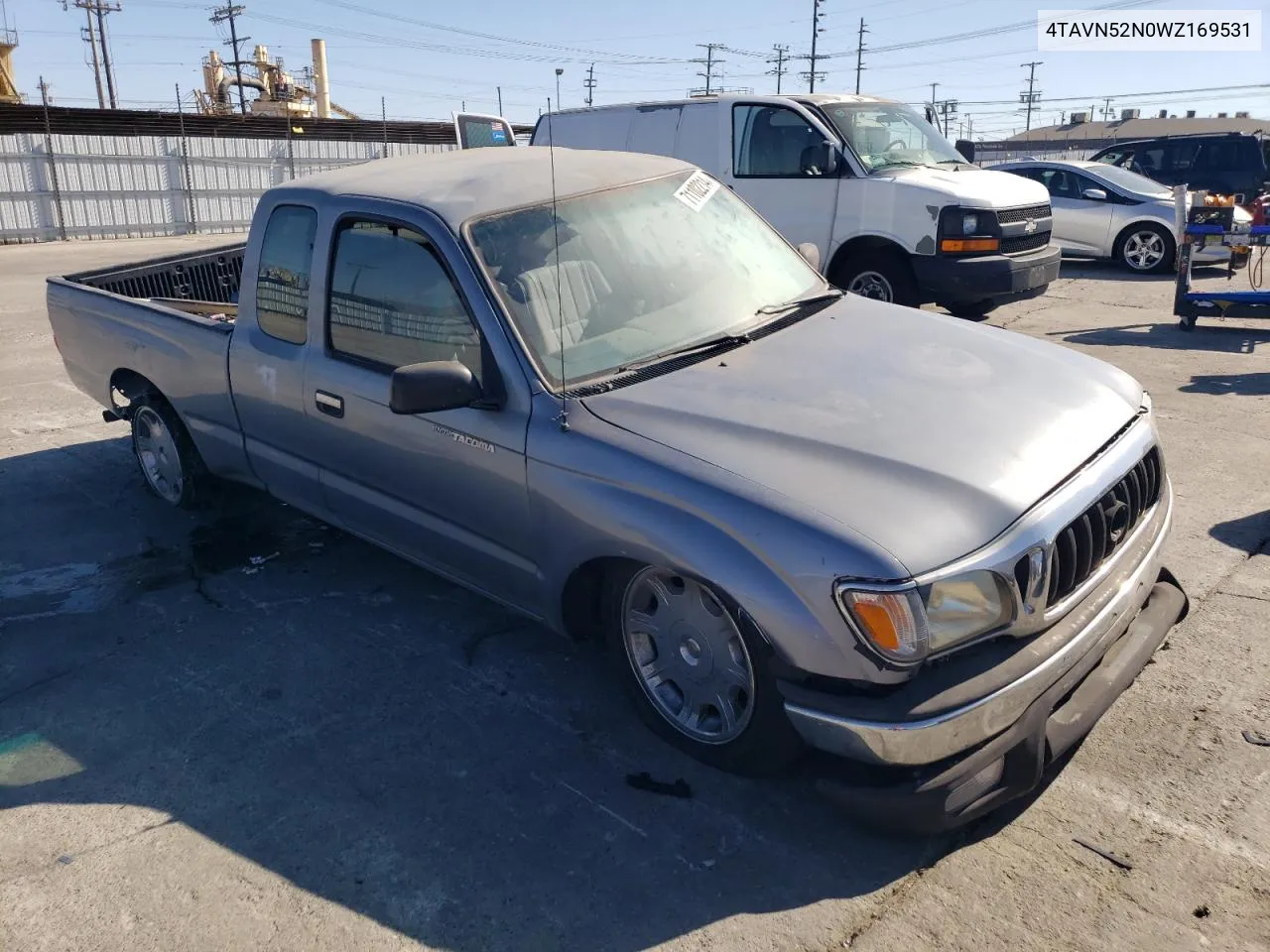 1998 Toyota Tacoma Xtracab VIN: 4TAVN52N0WZ169531 Lot: 71102214