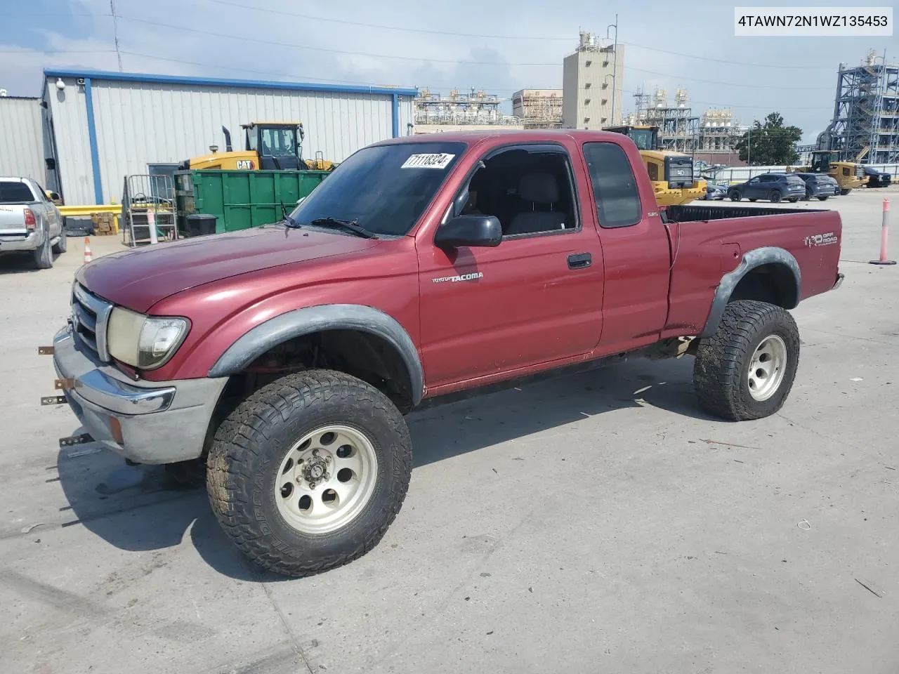 1998 Toyota Tacoma Xtracab VIN: 4TAWN72N1WZ135453 Lot: 71118324