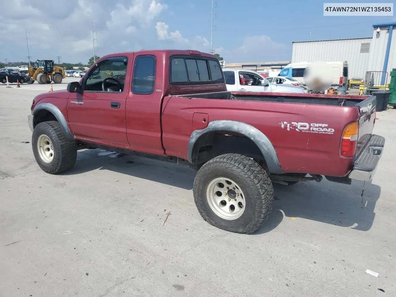 1998 Toyota Tacoma Xtracab VIN: 4TAWN72N1WZ135453 Lot: 71118324