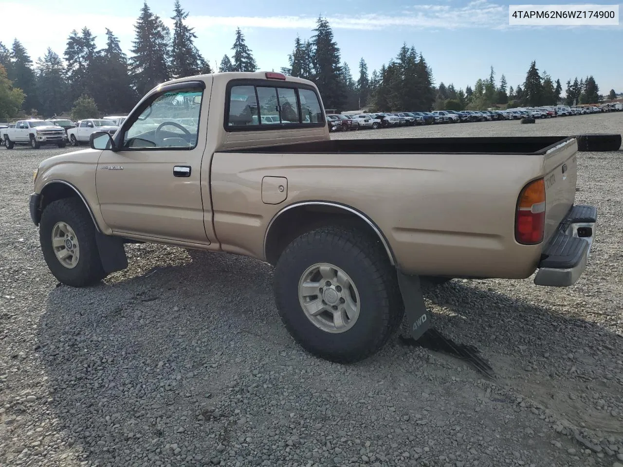 1998 Toyota Tacoma VIN: 4TAPM62N6WZ174900 Lot: 71806714