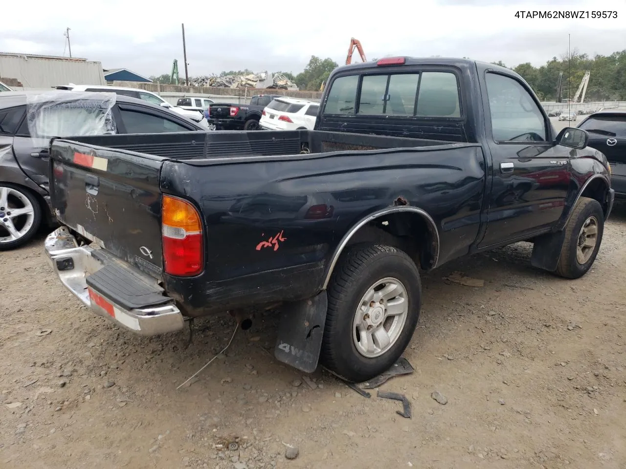 1998 Toyota Tacoma VIN: 4TAPM62N8WZ159573 Lot: 71812394