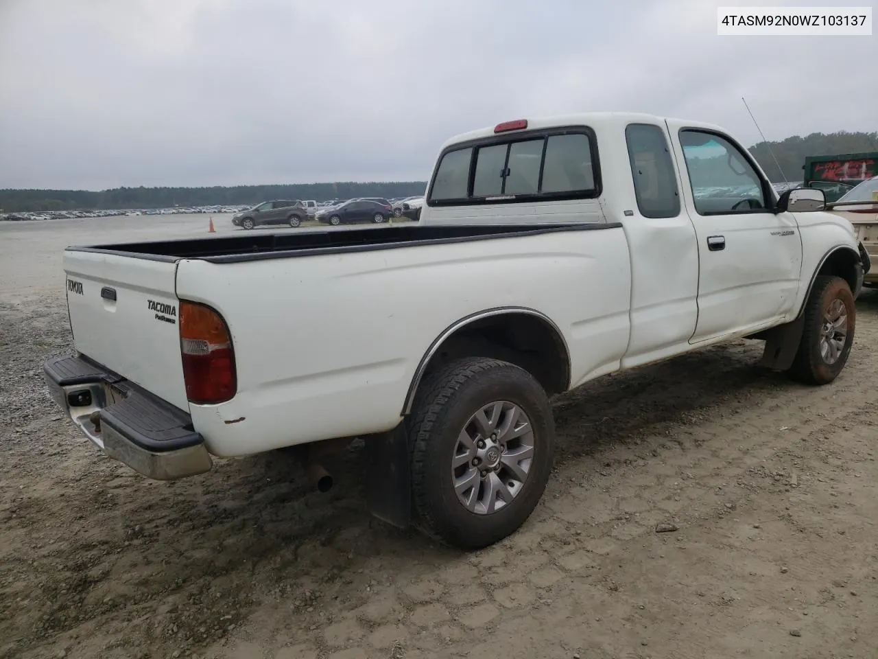 1998 Toyota Tacoma Xtracab Prerunner VIN: 4TASM92N0WZ103137 Lot: 71832444