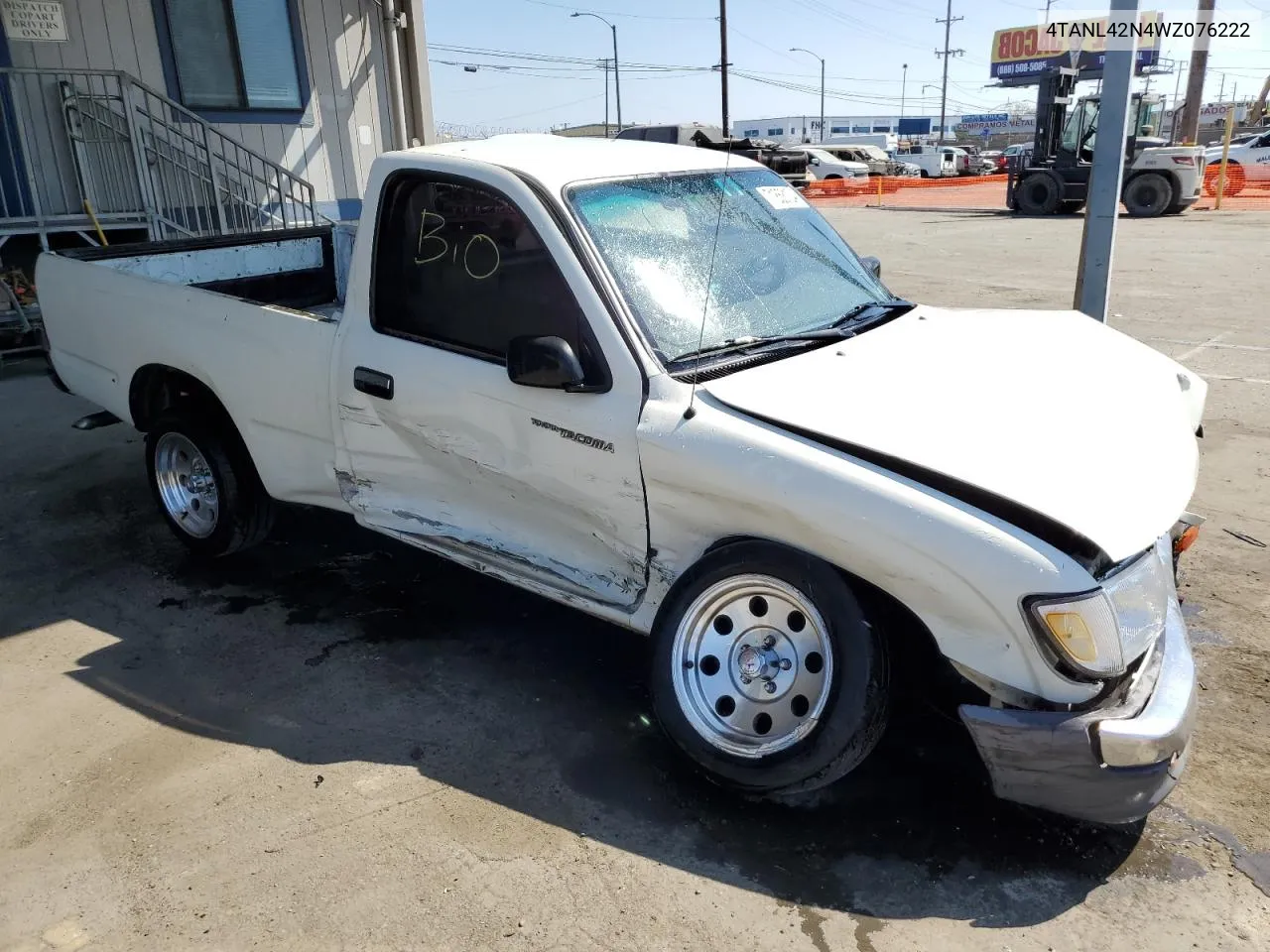 1998 Toyota Tacoma VIN: 4TANL42N4WZ076222 Lot: 71858124