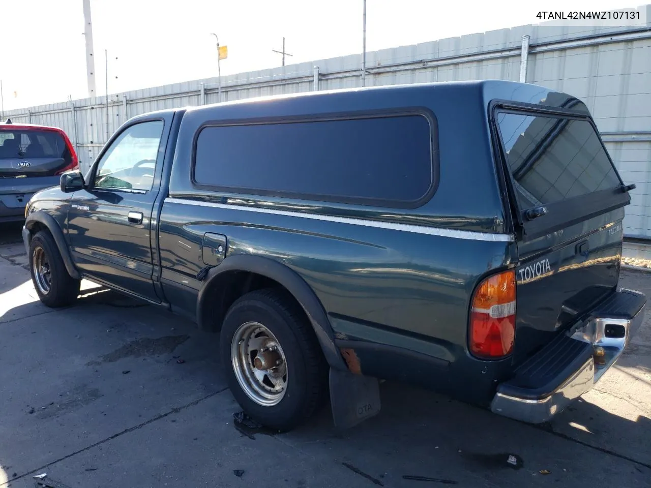 1998 Toyota Tacoma VIN: 4TANL42N4WZ107131 Lot: 72032804