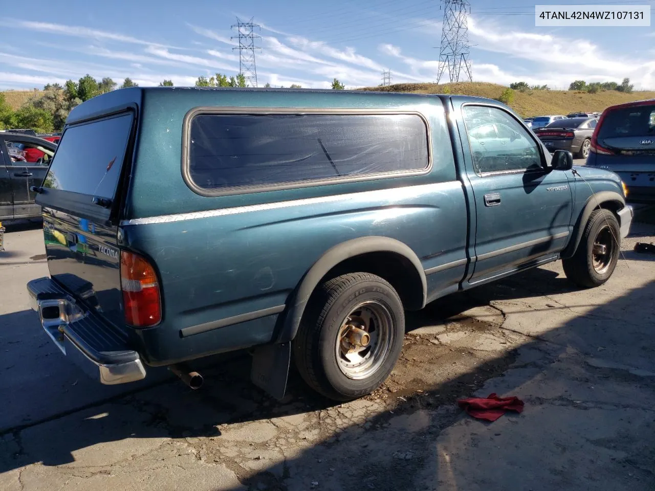 1998 Toyota Tacoma VIN: 4TANL42N4WZ107131 Lot: 72032804