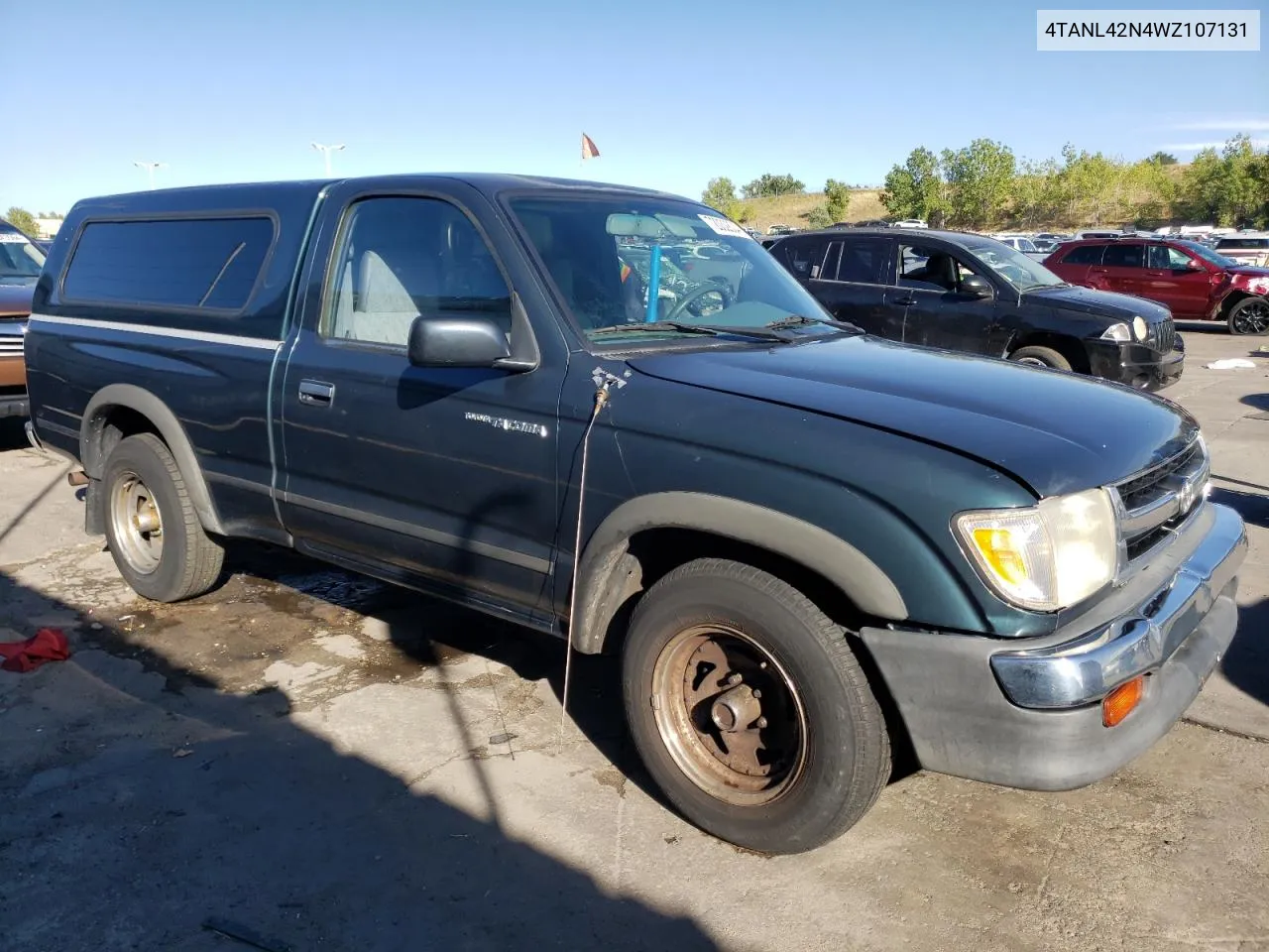 1998 Toyota Tacoma VIN: 4TANL42N4WZ107131 Lot: 72032804