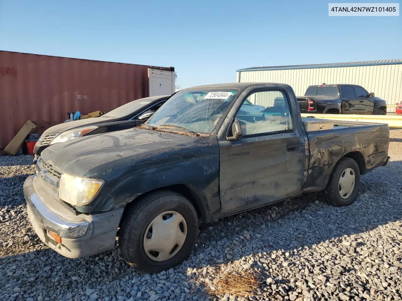 1998 Toyota Tacoma VIN: 4TANL42N7WZ101405 Lot: 72504844