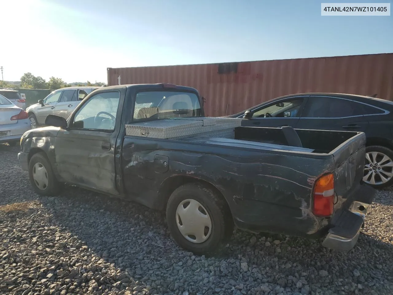 1998 Toyota Tacoma VIN: 4TANL42N7WZ101405 Lot: 72504844