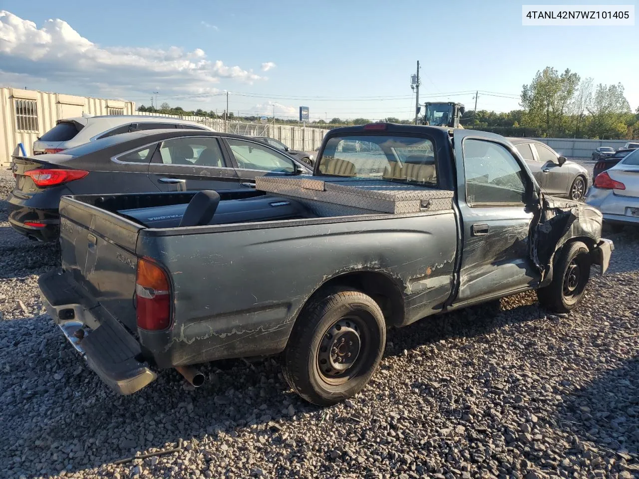 1998 Toyota Tacoma VIN: 4TANL42N7WZ101405 Lot: 72504844