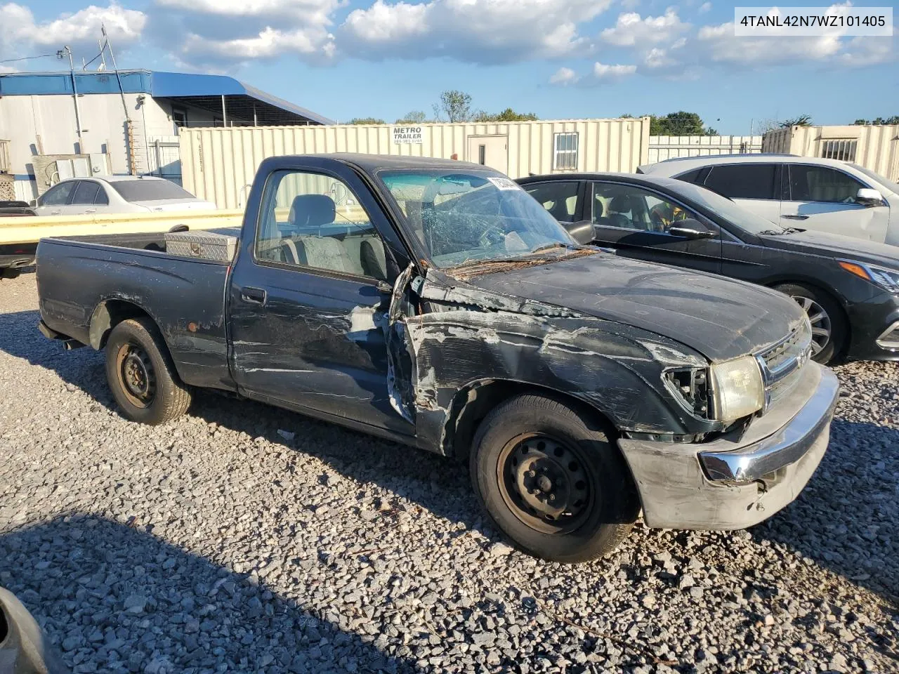 1998 Toyota Tacoma VIN: 4TANL42N7WZ101405 Lot: 72504844