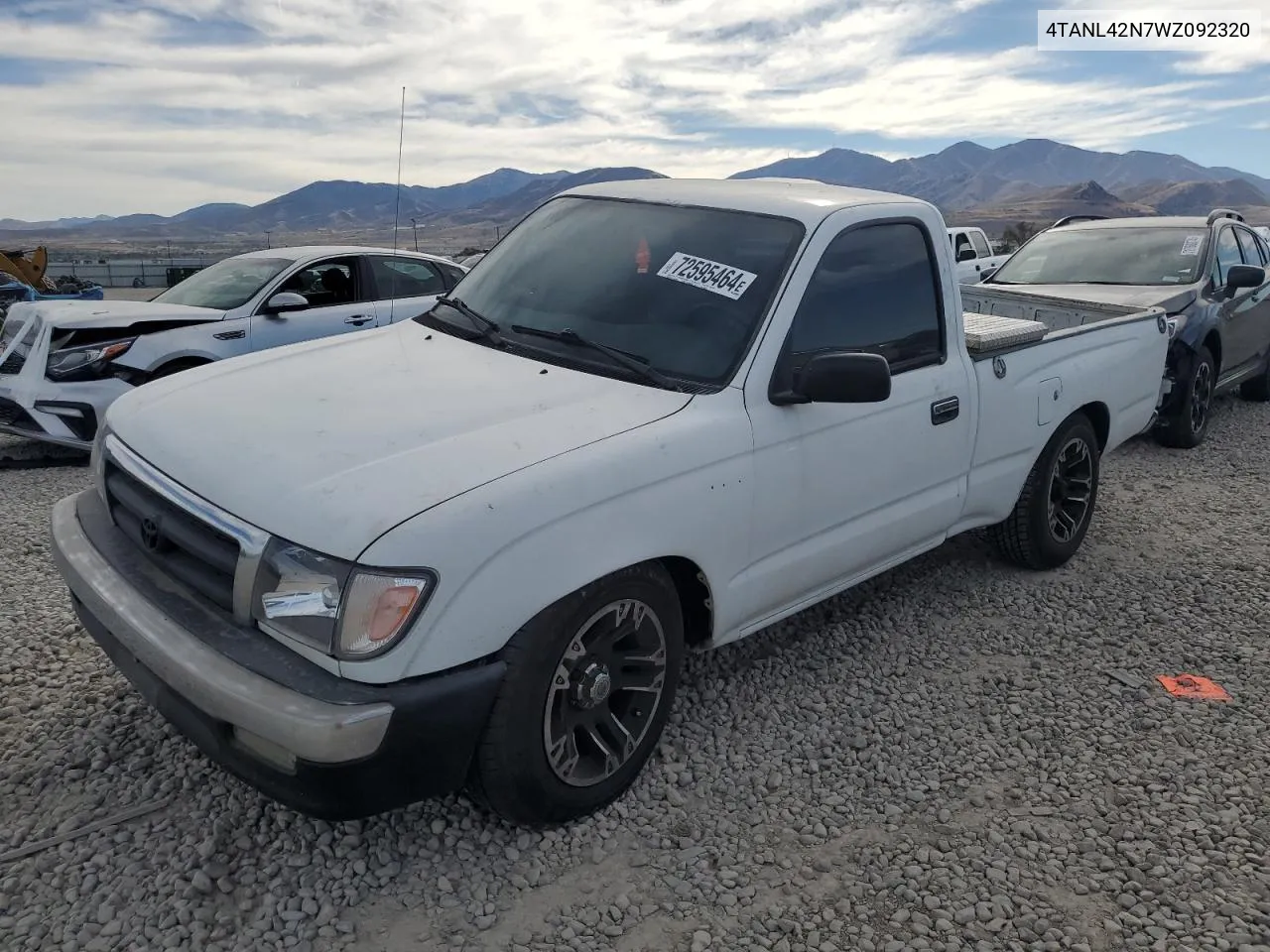 1998 Toyota Tacoma VIN: 4TANL42N7WZ092320 Lot: 72595464