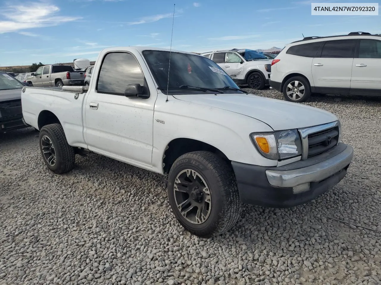 1998 Toyota Tacoma VIN: 4TANL42N7WZ092320 Lot: 72595464