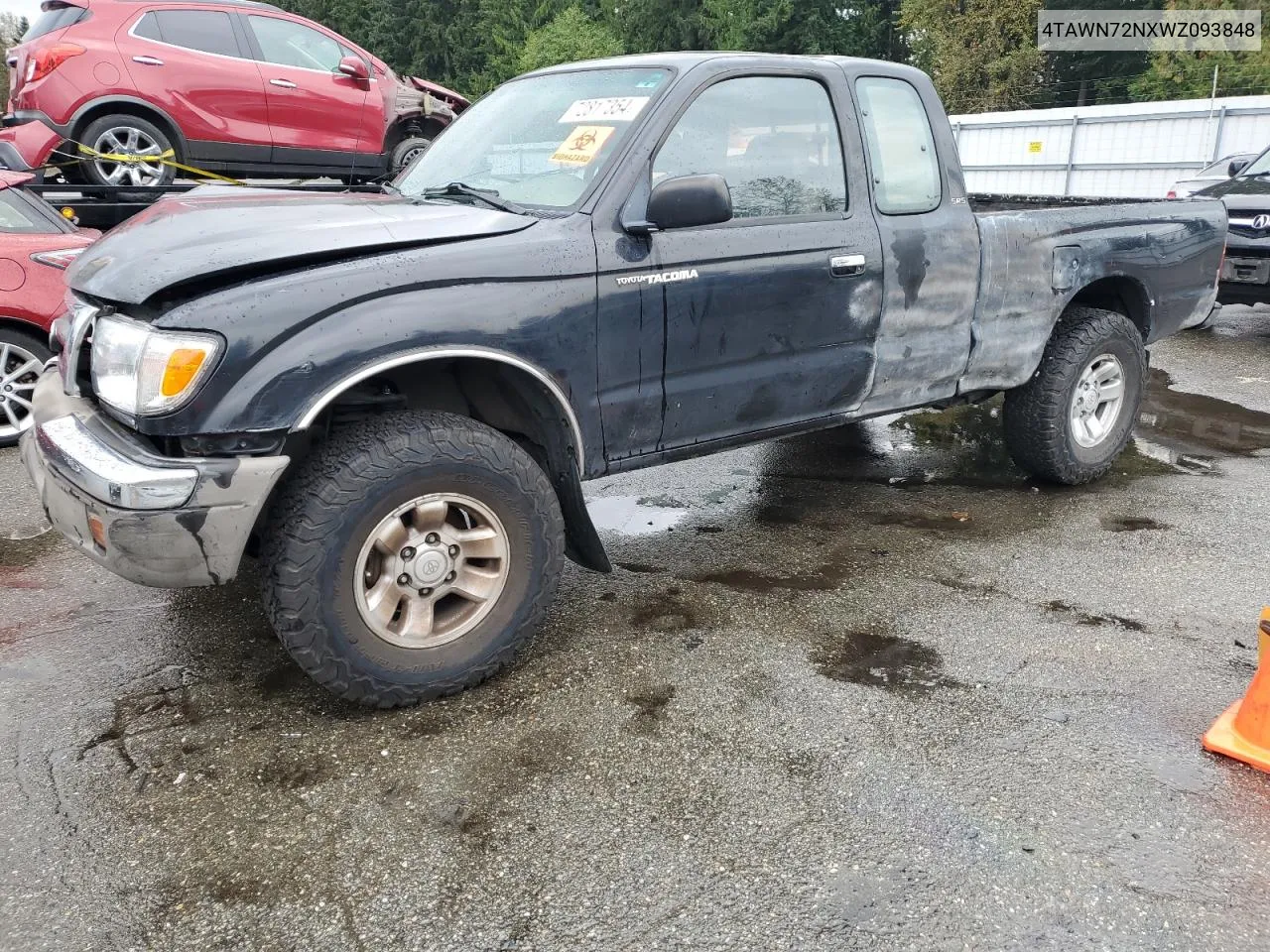 1998 Toyota Tacoma Xtracab VIN: 4TAWN72NXWZ093848 Lot: 72817354