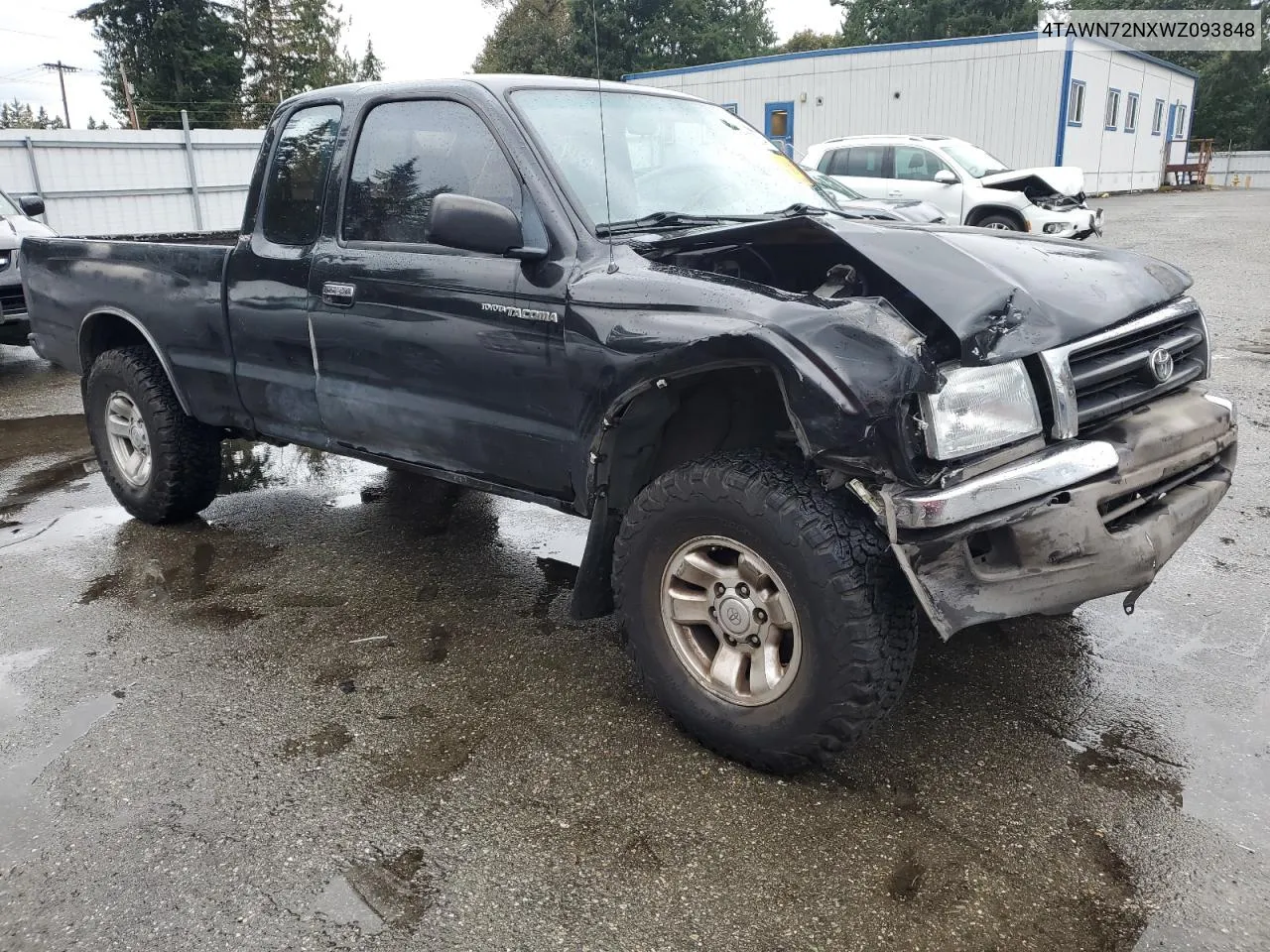 1998 Toyota Tacoma Xtracab VIN: 4TAWN72NXWZ093848 Lot: 72817354