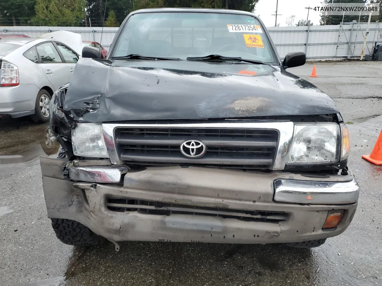 1998 Toyota Tacoma Xtracab VIN: 4TAWN72NXWZ093848 Lot: 72817354