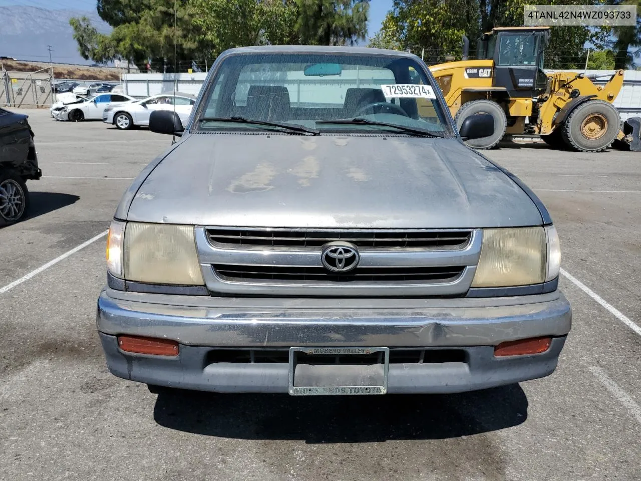 1998 Toyota Tacoma VIN: 4TANL42N4WZ093733 Lot: 72953274