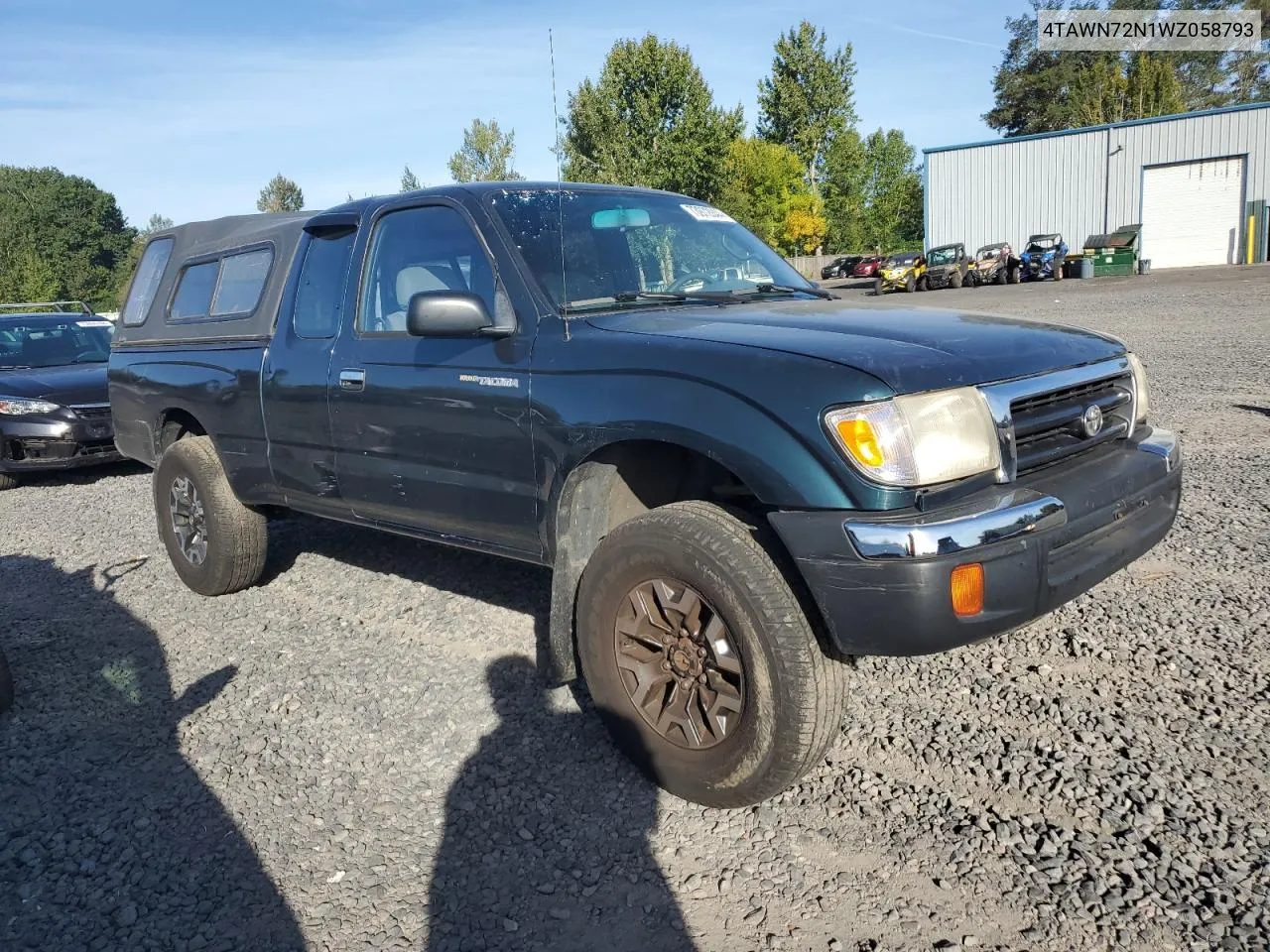 1998 Toyota Tacoma Xtracab VIN: 4TAWN72N1WZ058793 Lot: 73972044