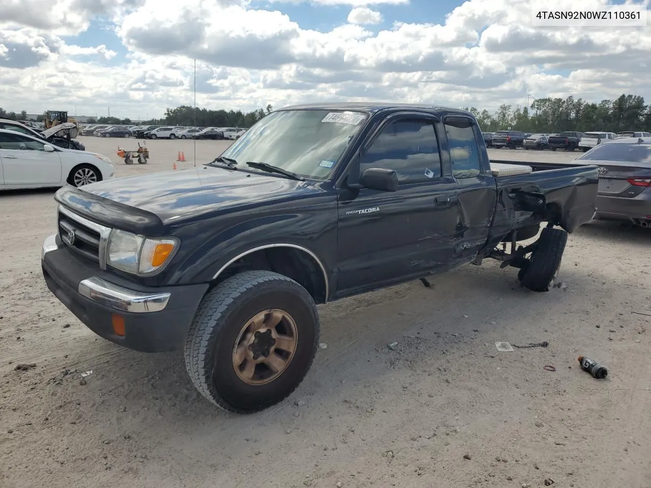 1998 Toyota Tacoma Xtracab Prerunner VIN: 4TASN92N0WZ110361 Lot: 74660214