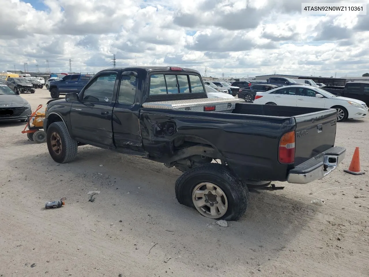 1998 Toyota Tacoma Xtracab Prerunner VIN: 4TASN92N0WZ110361 Lot: 74660214