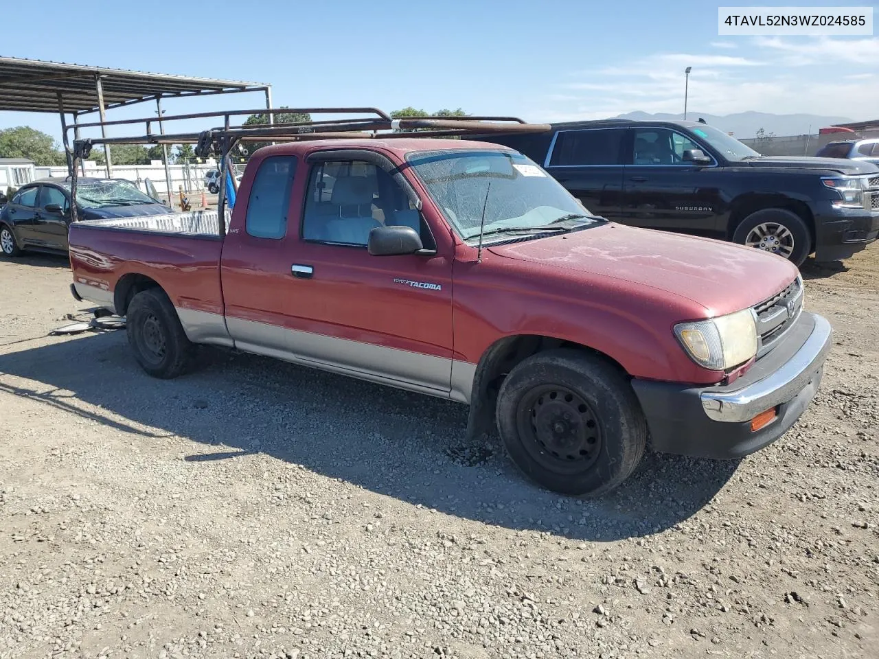 1998 Toyota Tacoma Xtracab VIN: 4TAVL52N3WZ024585 Lot: 74818324