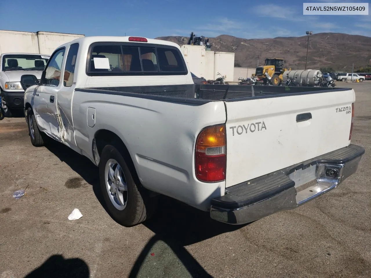 1998 Toyota Tacoma Xtracab VIN: 4TAVL52N5WZ105409 Lot: 74819974