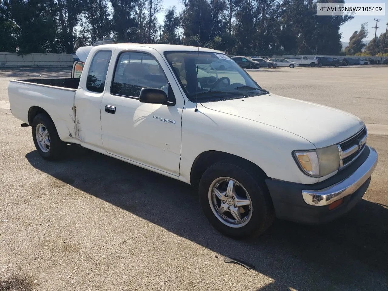 1998 Toyota Tacoma Xtracab VIN: 4TAVL52N5WZ105409 Lot: 74819974