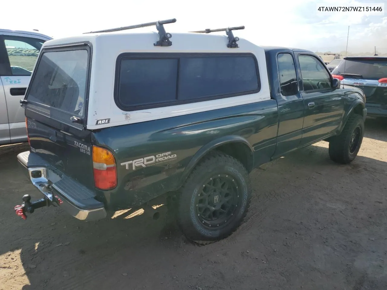 1998 Toyota Tacoma Xtracab VIN: 4TAWN72N7WZ151446 Lot: 75016344