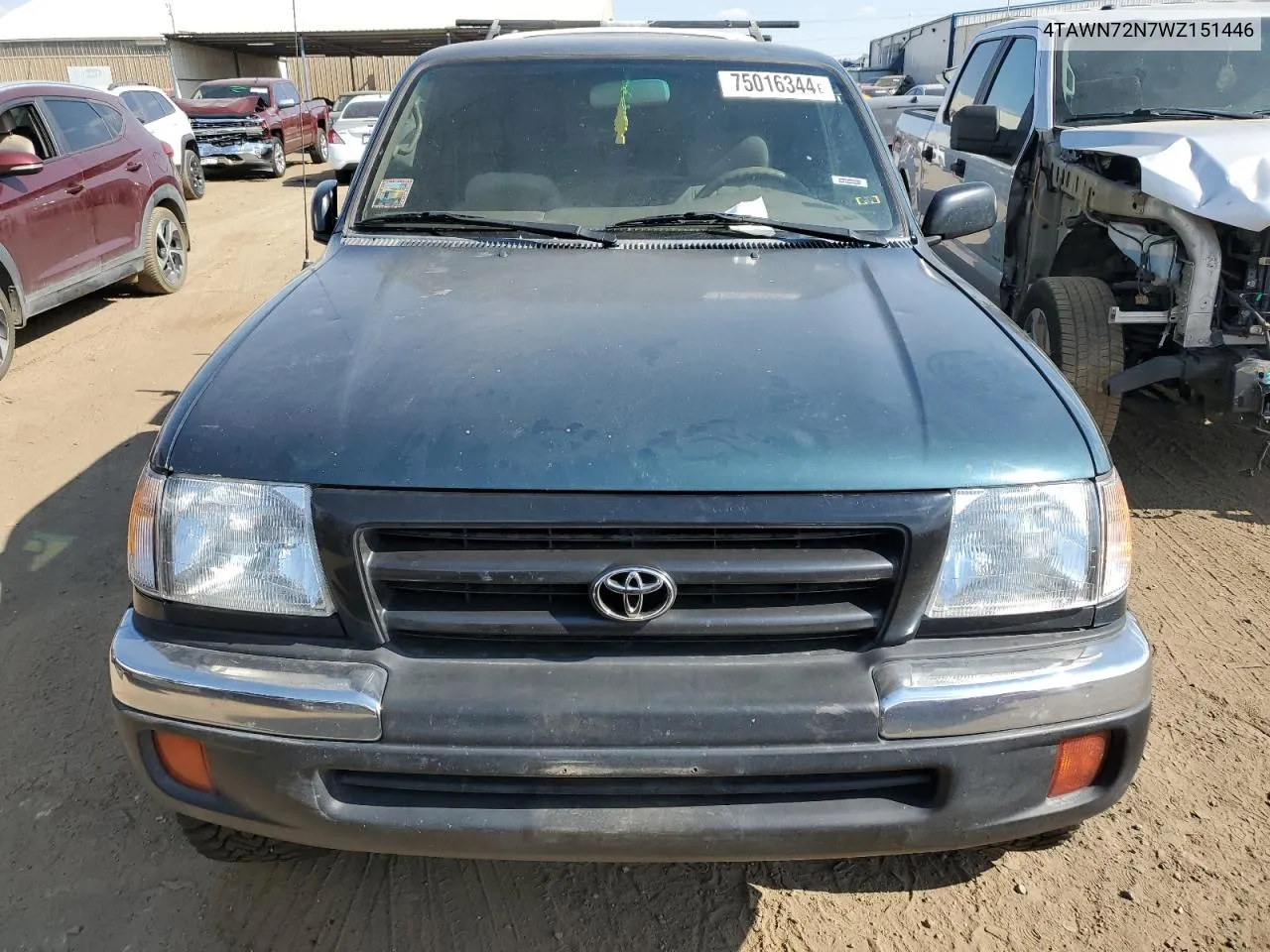 1998 Toyota Tacoma Xtracab VIN: 4TAWN72N7WZ151446 Lot: 75016344