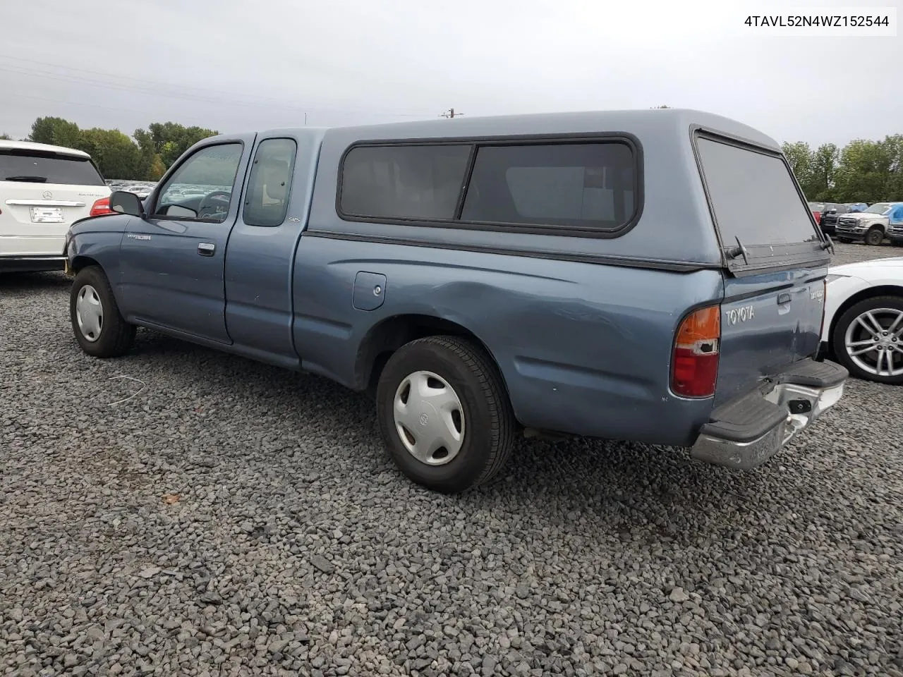 1998 Toyota Tacoma Xtracab VIN: 4TAVL52N4WZ152544 Lot: 75055334